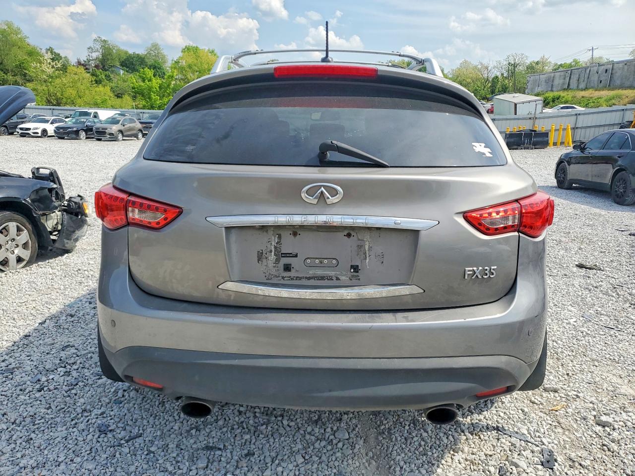 2010 Infiniti Fx35 Base Beige vin: JN8AS1MW6AM855271