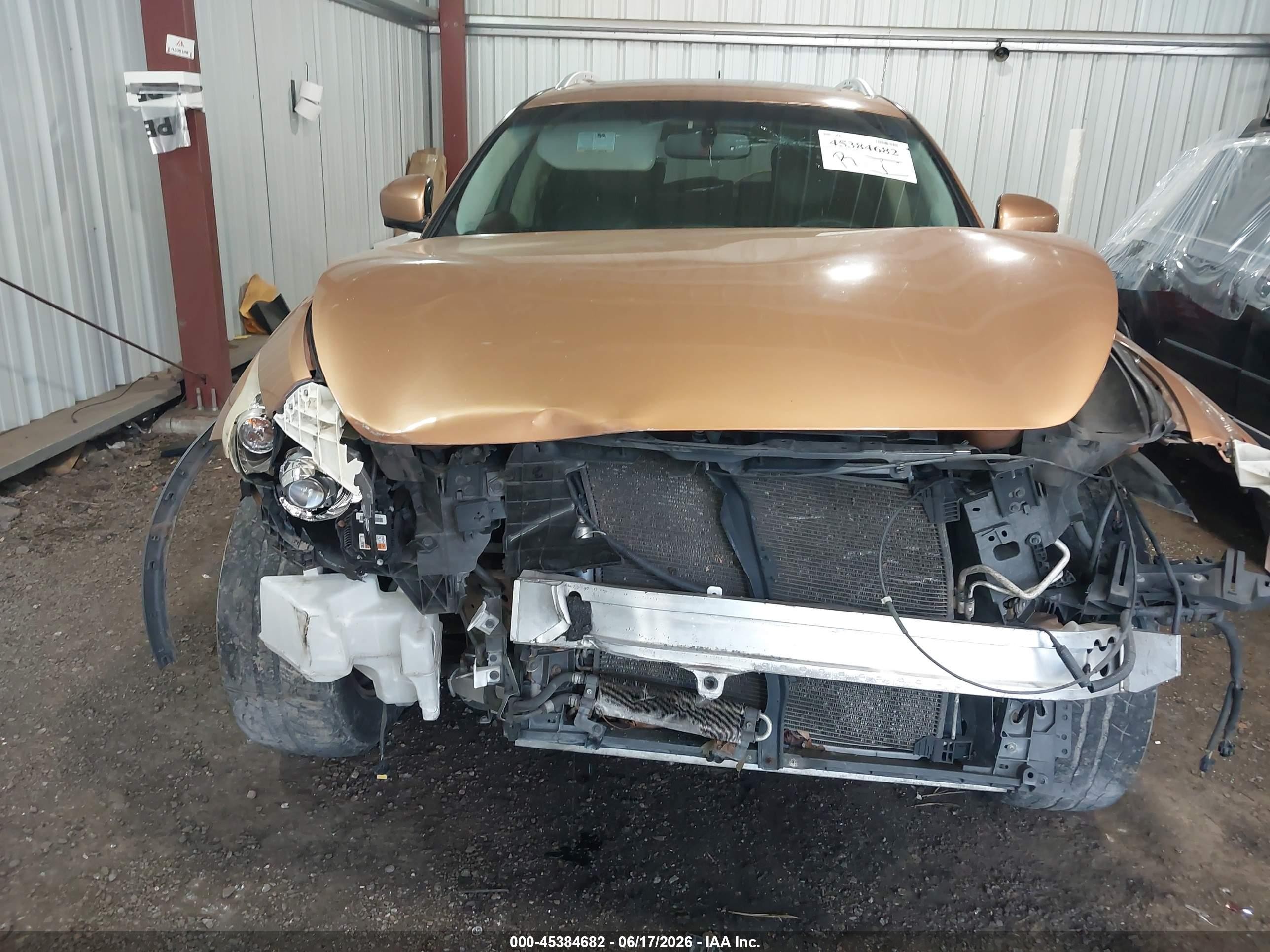 2010 Infiniti Fx35 Orange vin: JN8AS1MW6AM856369