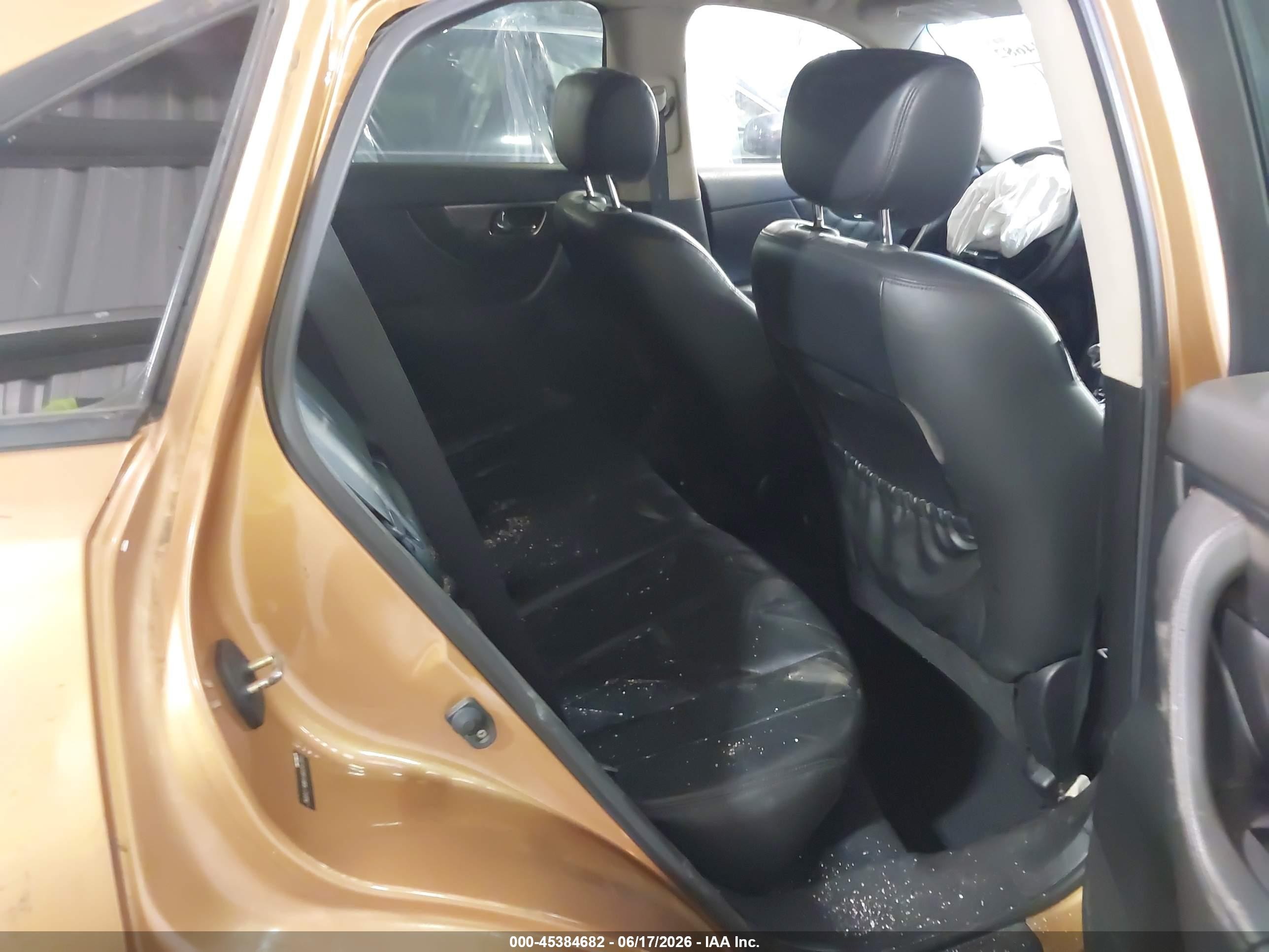 2010 Infiniti Fx35 Orange vin: JN8AS1MW6AM856369