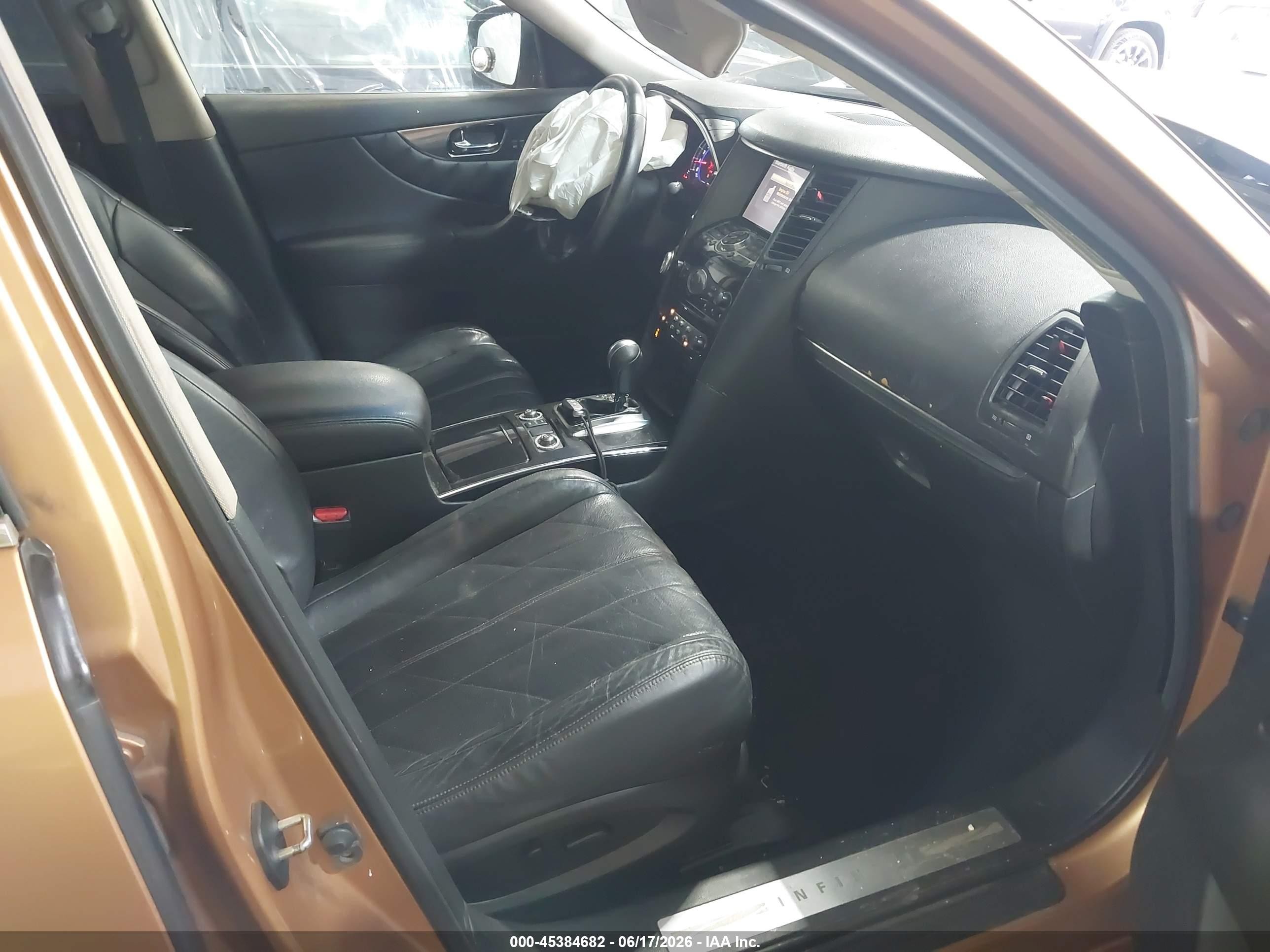 2010 Infiniti Fx35 Orange vin: JN8AS1MW6AM856369