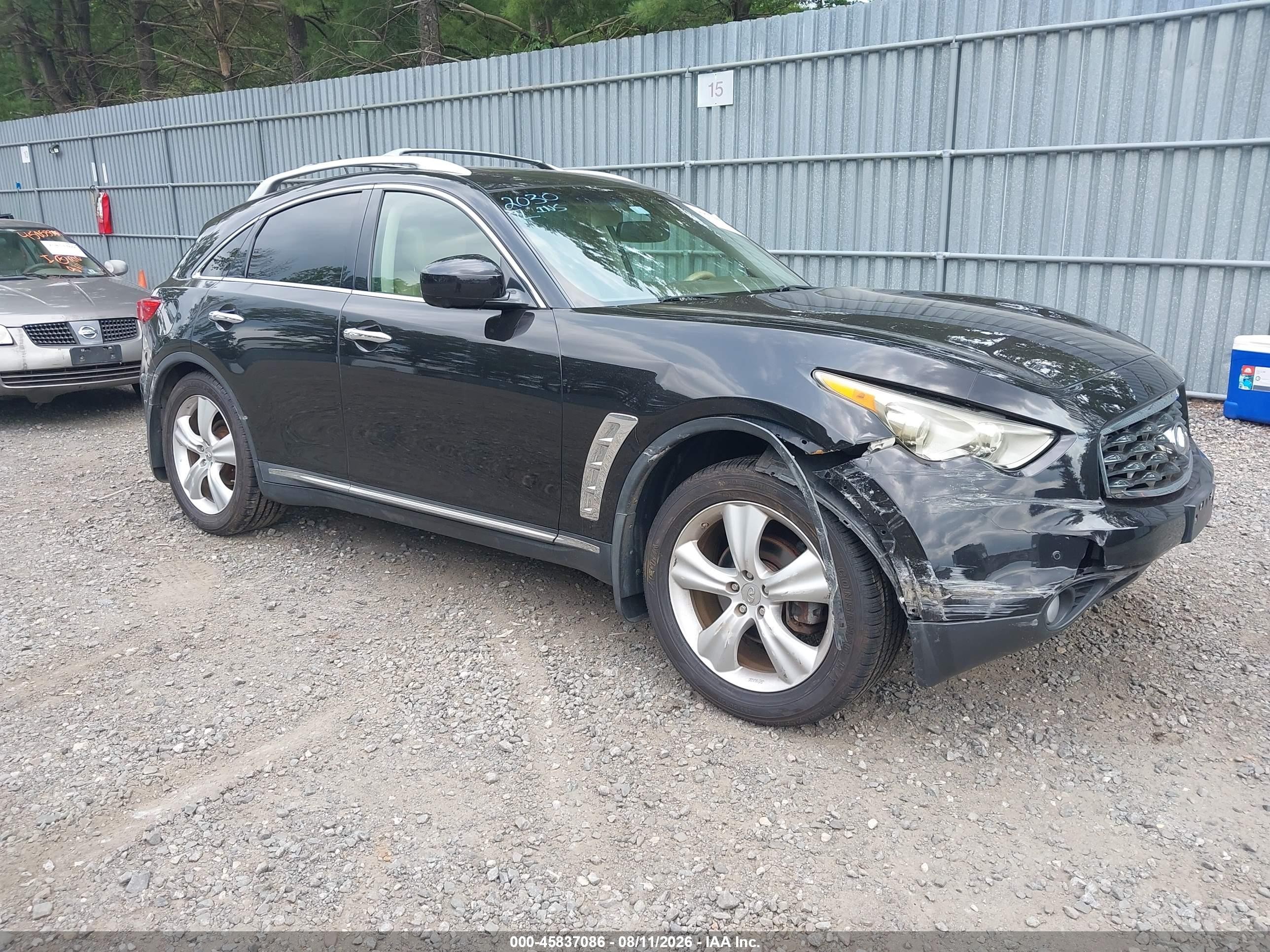 2011 Infiniti Fx35   Black vin: JN8AS1MW6BM732751