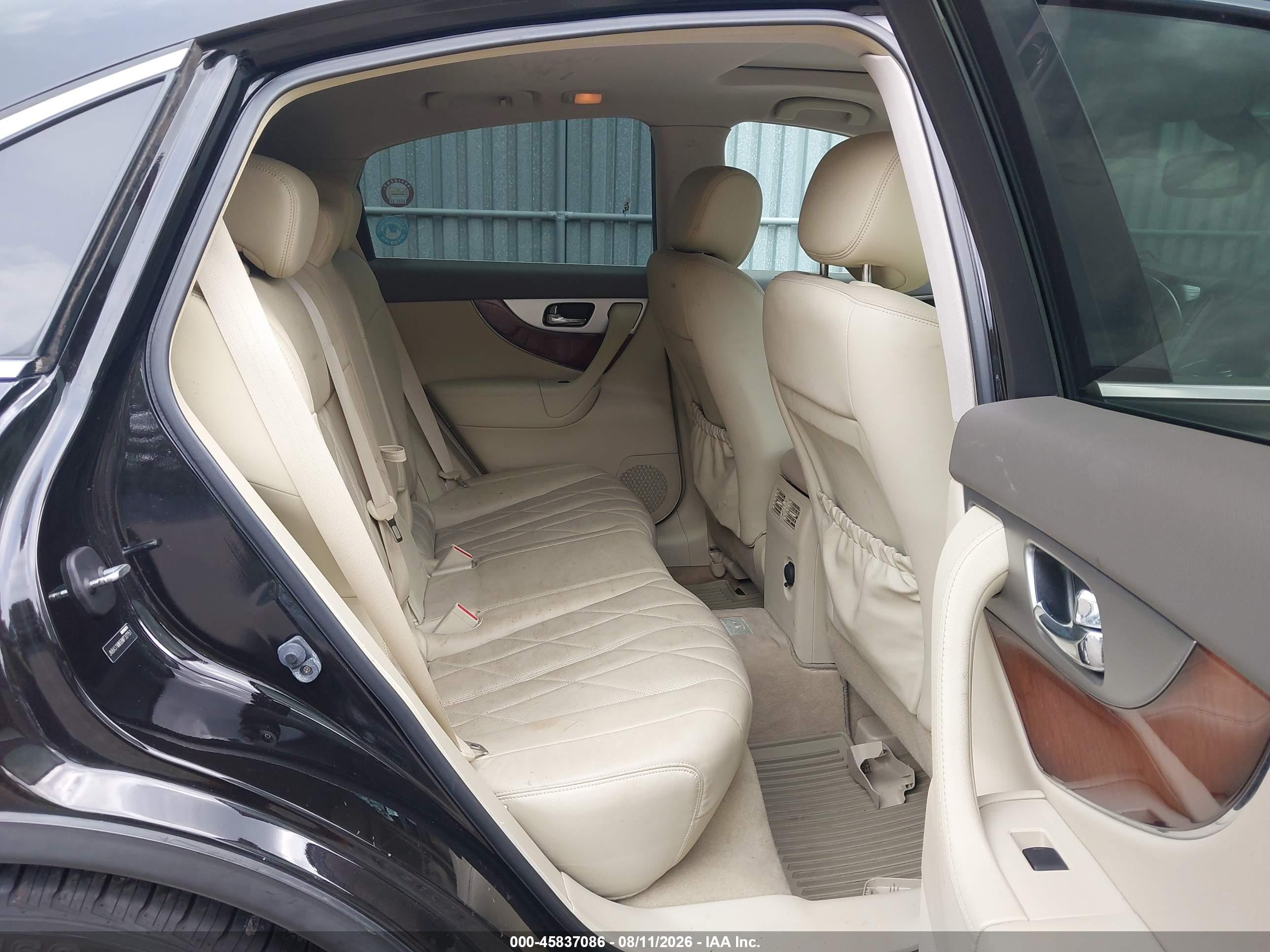 2011 Infiniti Fx35   Черный vin: JN8AS1MW6BM732751