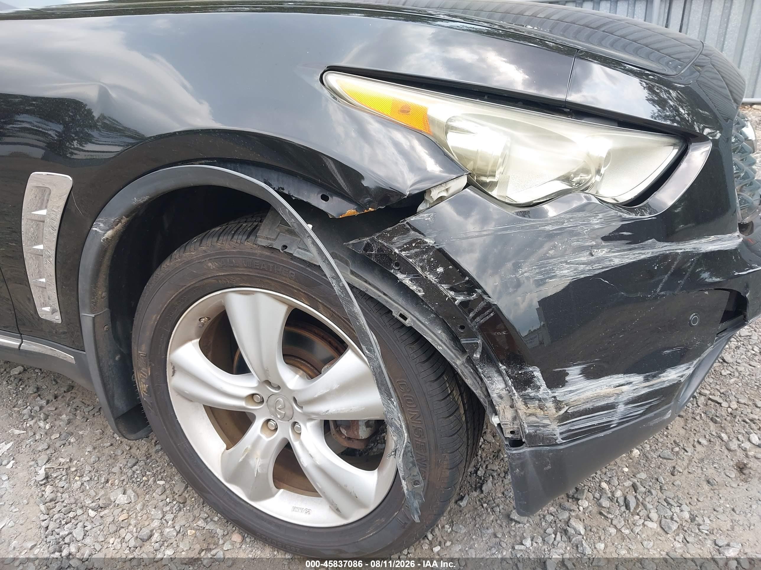 2011 Infiniti Fx35   Черный vin: JN8AS1MW6BM732751