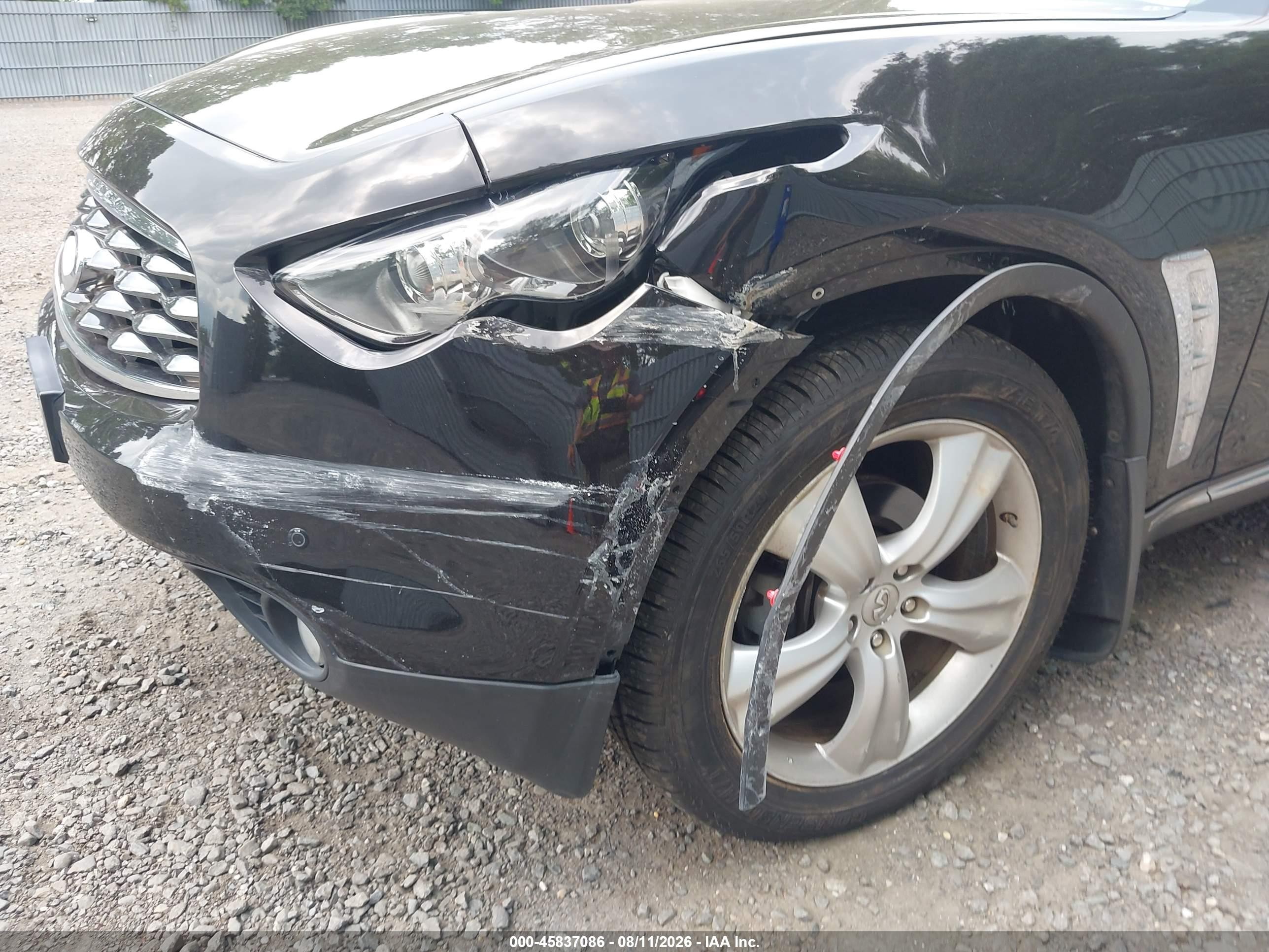 2011 Infiniti Fx35   Черный vin: JN8AS1MW6BM732751