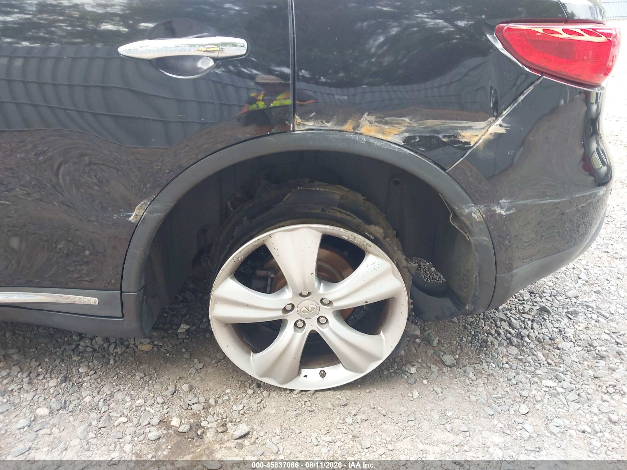 2011 Infiniti Fx35   Черный vin: JN8AS1MW6BM732751