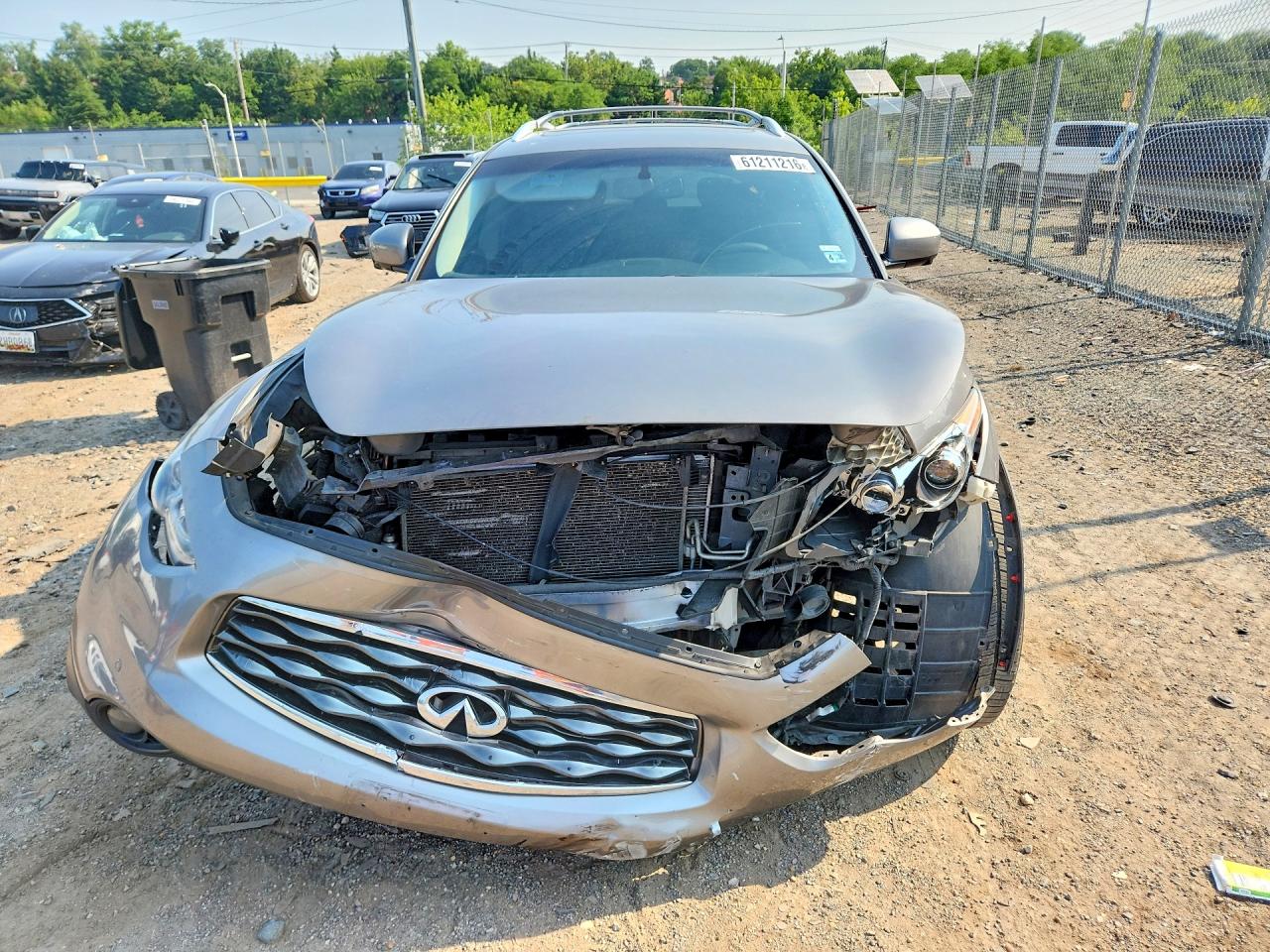 2011 Infiniti Fx35 Base Gray vin: JN8AS1MW6BM733981