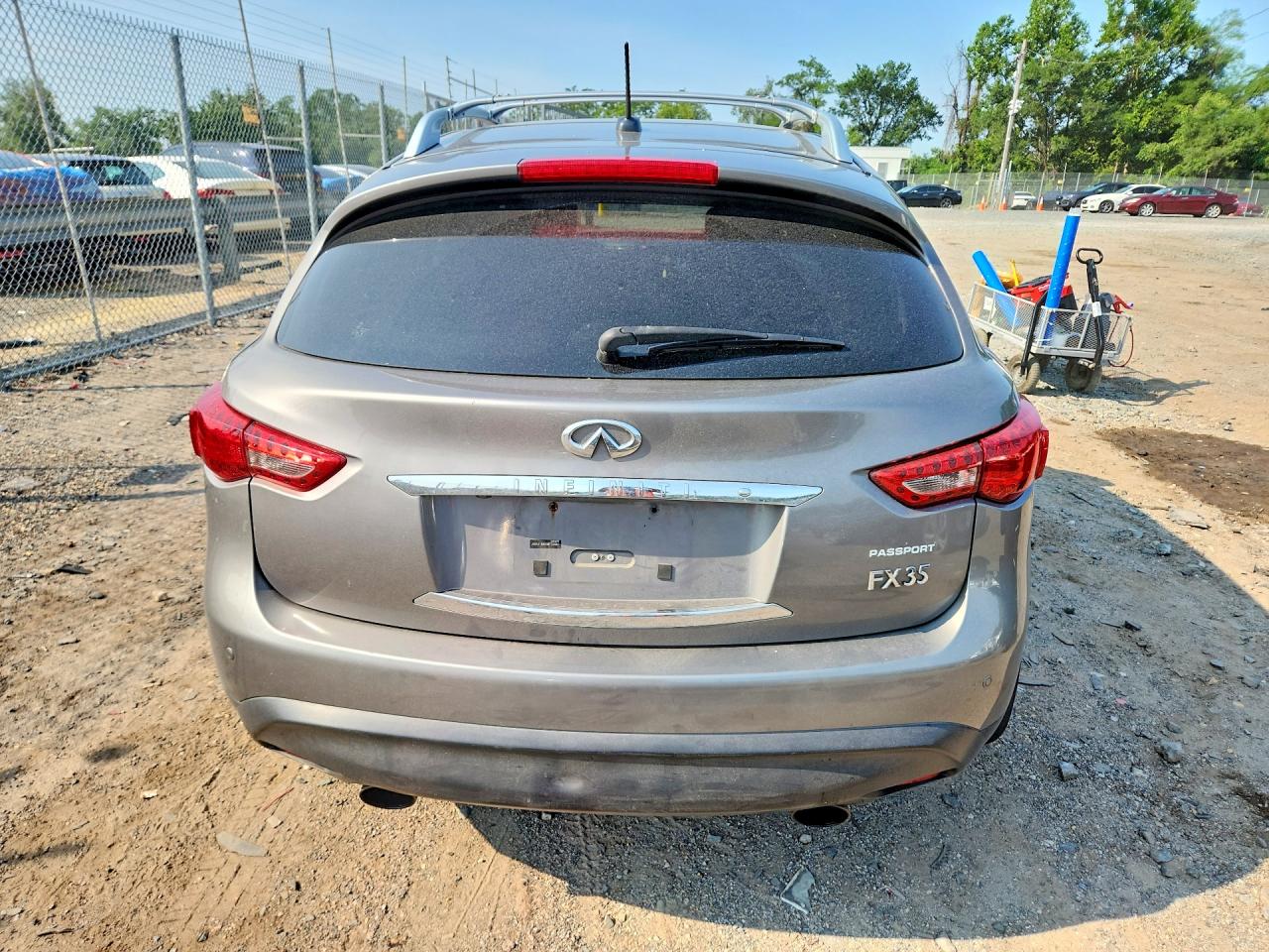 2011 Infiniti Fx35 Base Gray vin: JN8AS1MW6BM733981
