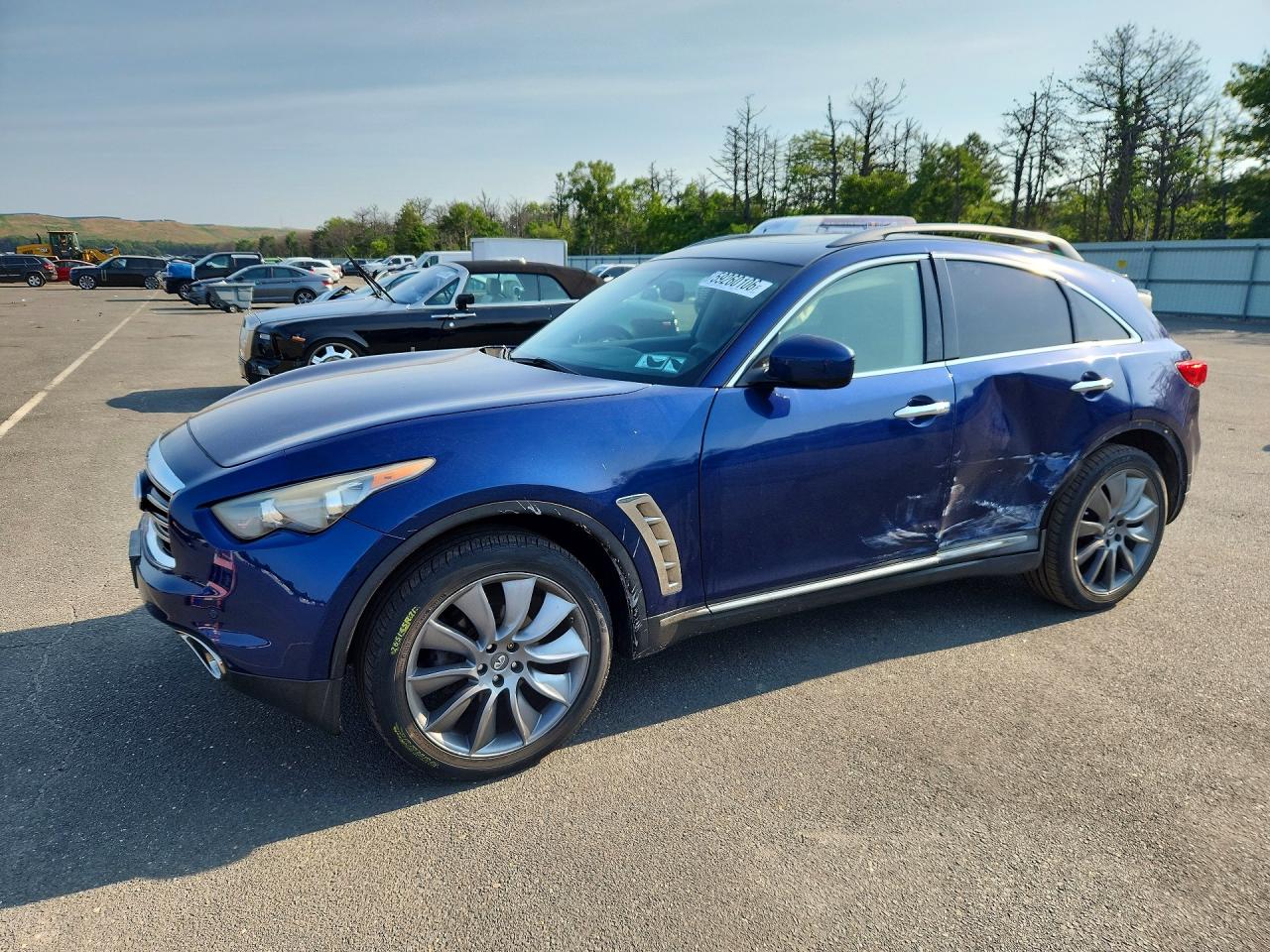 2012 Infiniti Fx35 Base Blue vin: JN8AS1MW6CM151395
