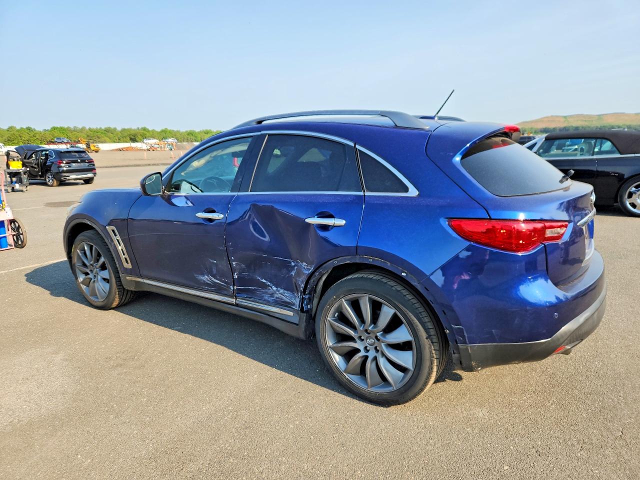 2012 Infiniti Fx35 Base Blue vin: JN8AS1MW6CM151395