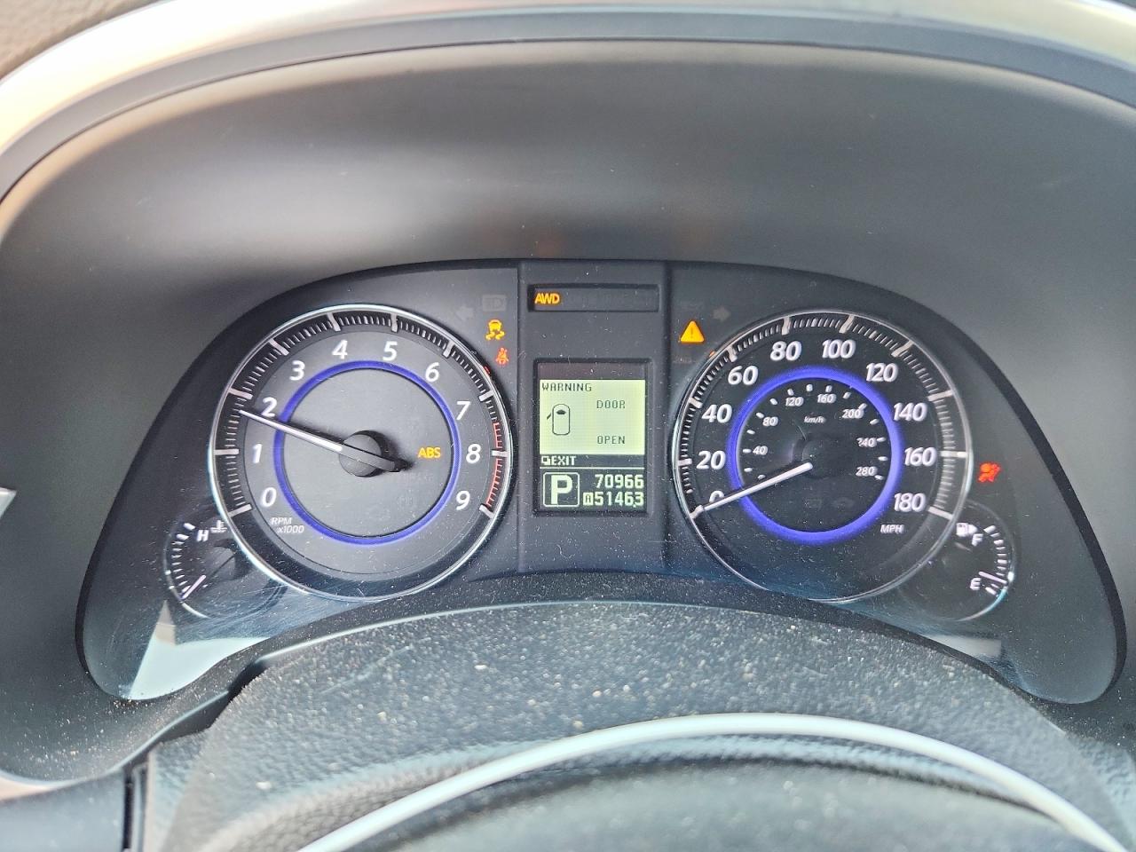 2012 Infiniti Fx35 Base Blue vin: JN8AS1MW6CM151395