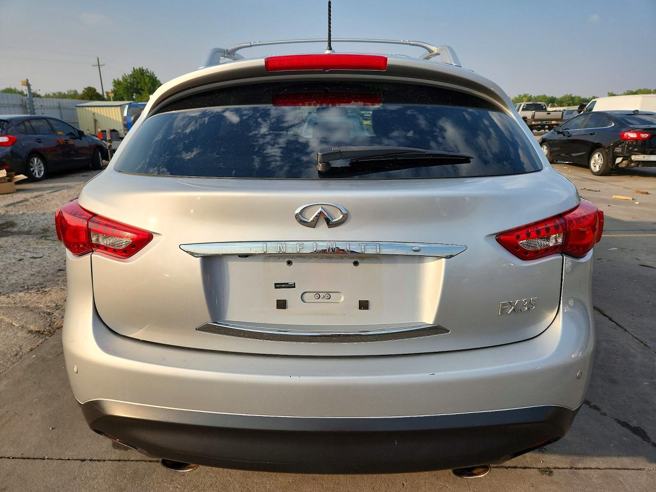 2012 Infiniti Fx35 Base Silver vin: JN8AS1MW6CM152269