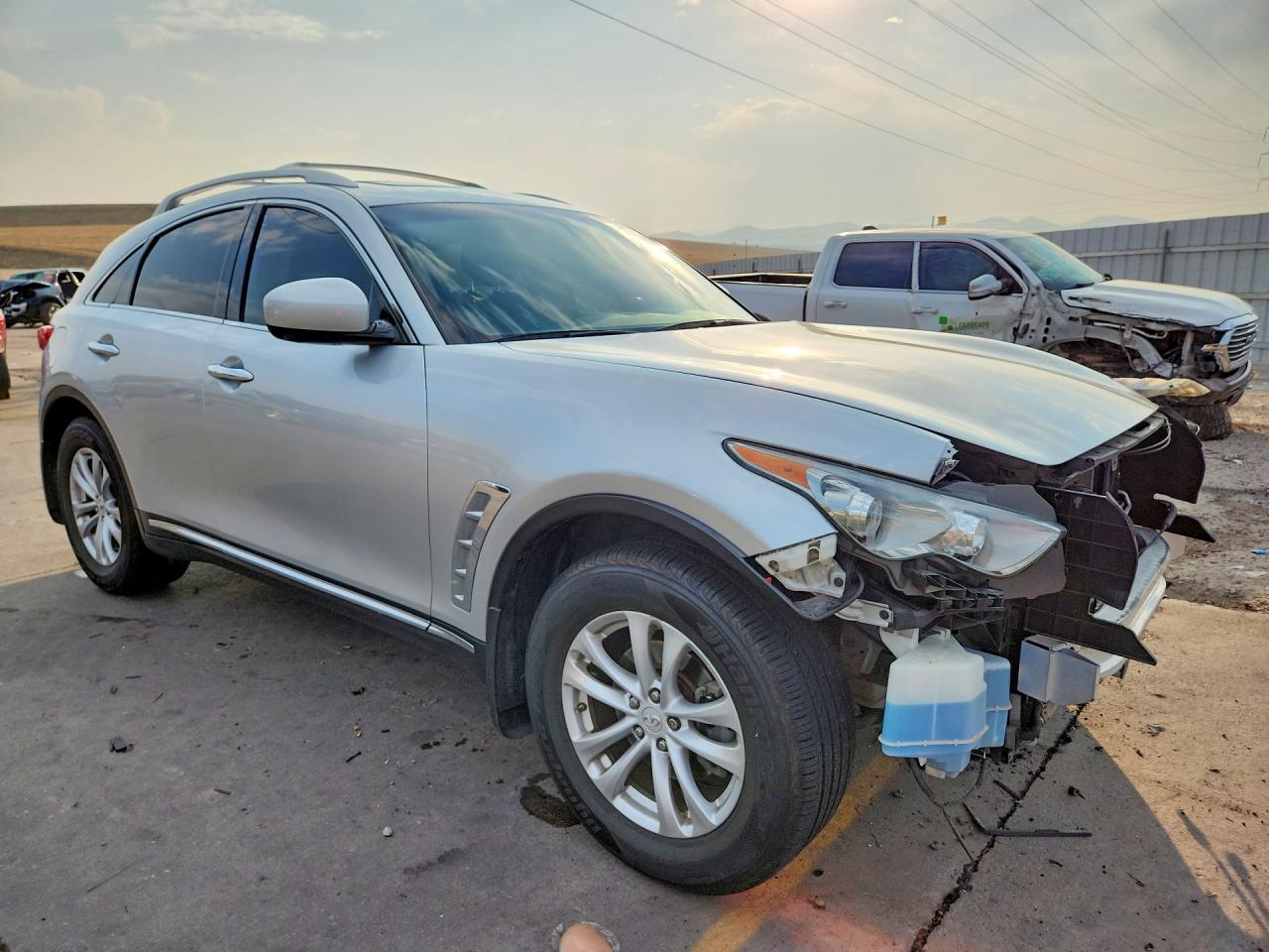 2012 Infiniti Fx35 Base Silver vin: JN8AS1MW6CM152269