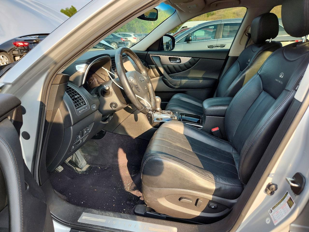 2012 Infiniti Fx35 Base Silver vin: JN8AS1MW6CM152269
