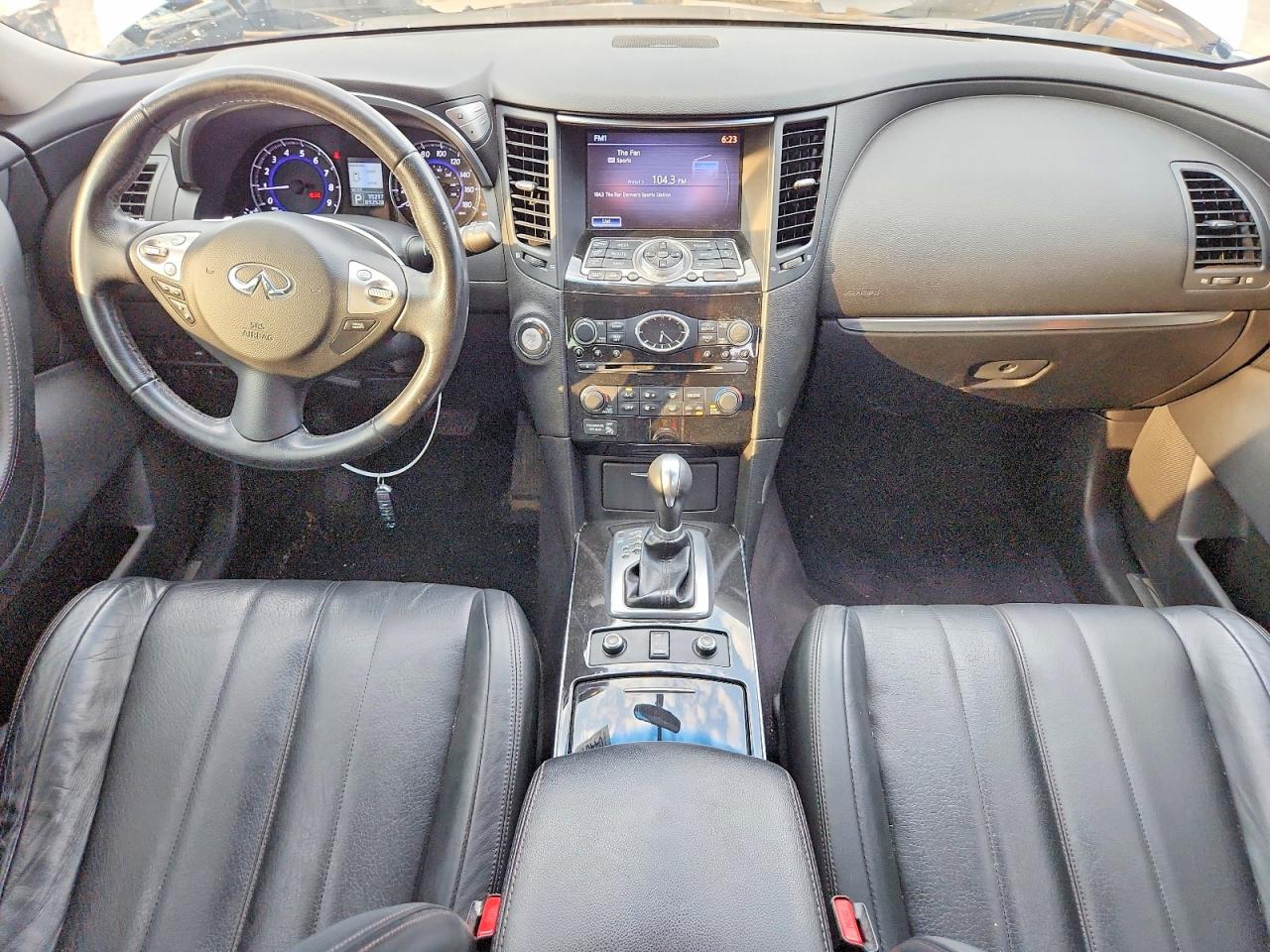 2012 Infiniti Fx35 Base Silver vin: JN8AS1MW6CM152269