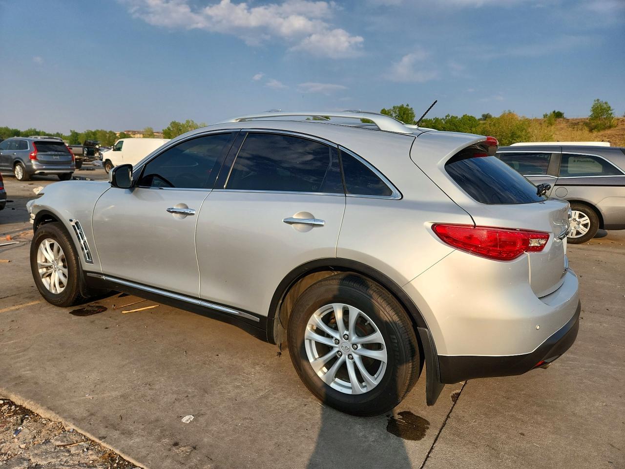 2012 Infiniti Fx35 Base Silver vin: JN8AS1MW6CM152269