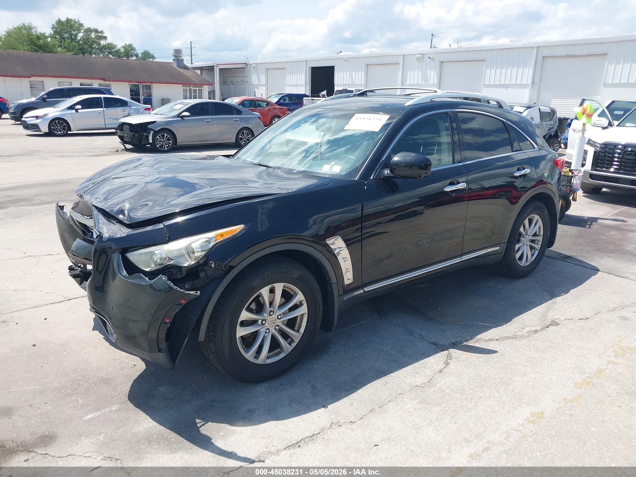 2012 Infiniti Fx35   Black vin: JN8AS1MW6CM152515