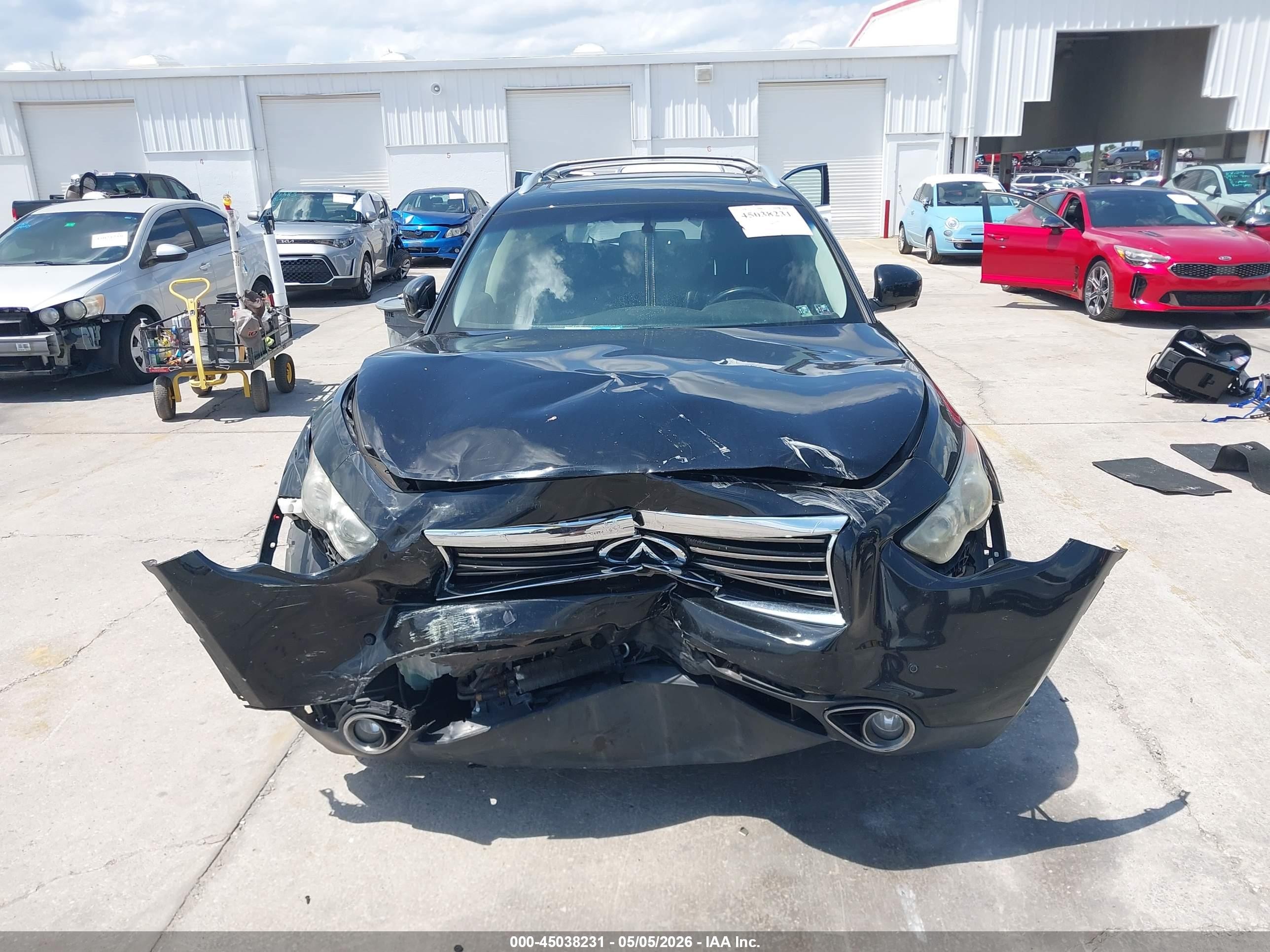 2012 Infiniti Fx35   Black vin: JN8AS1MW6CM152515