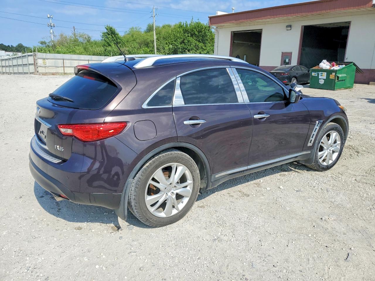 2012 Infiniti Fx35 Base Burgundy vin: JN8AS1MW6CM153700