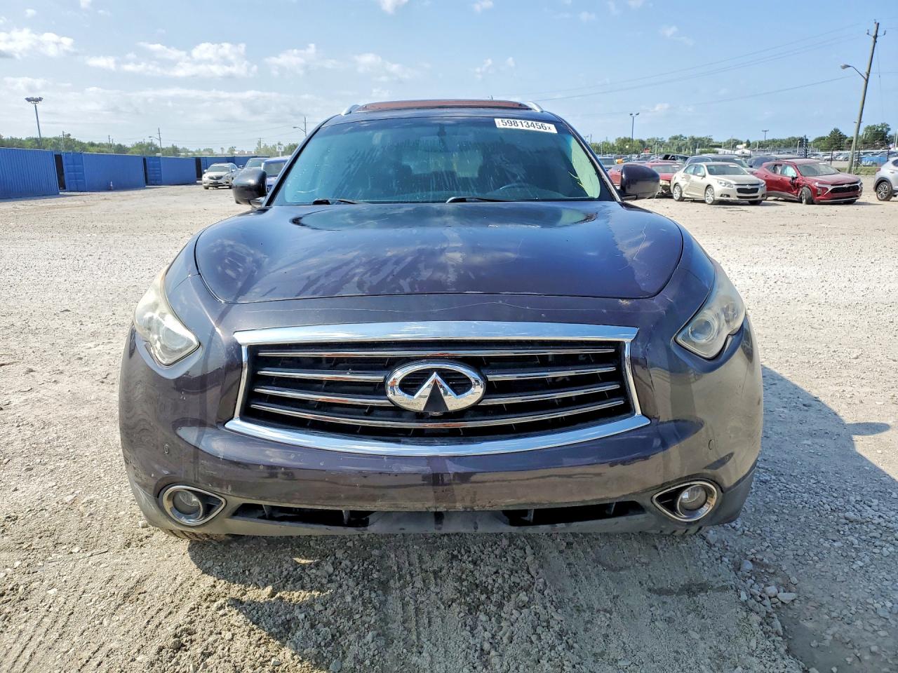 2012 Infiniti Fx35 Base Burgundy vin: JN8AS1MW6CM153700