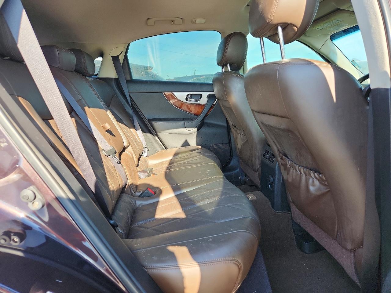 2012 Infiniti Fx35 Base Burgundy vin: JN8AS1MW6CM153700
