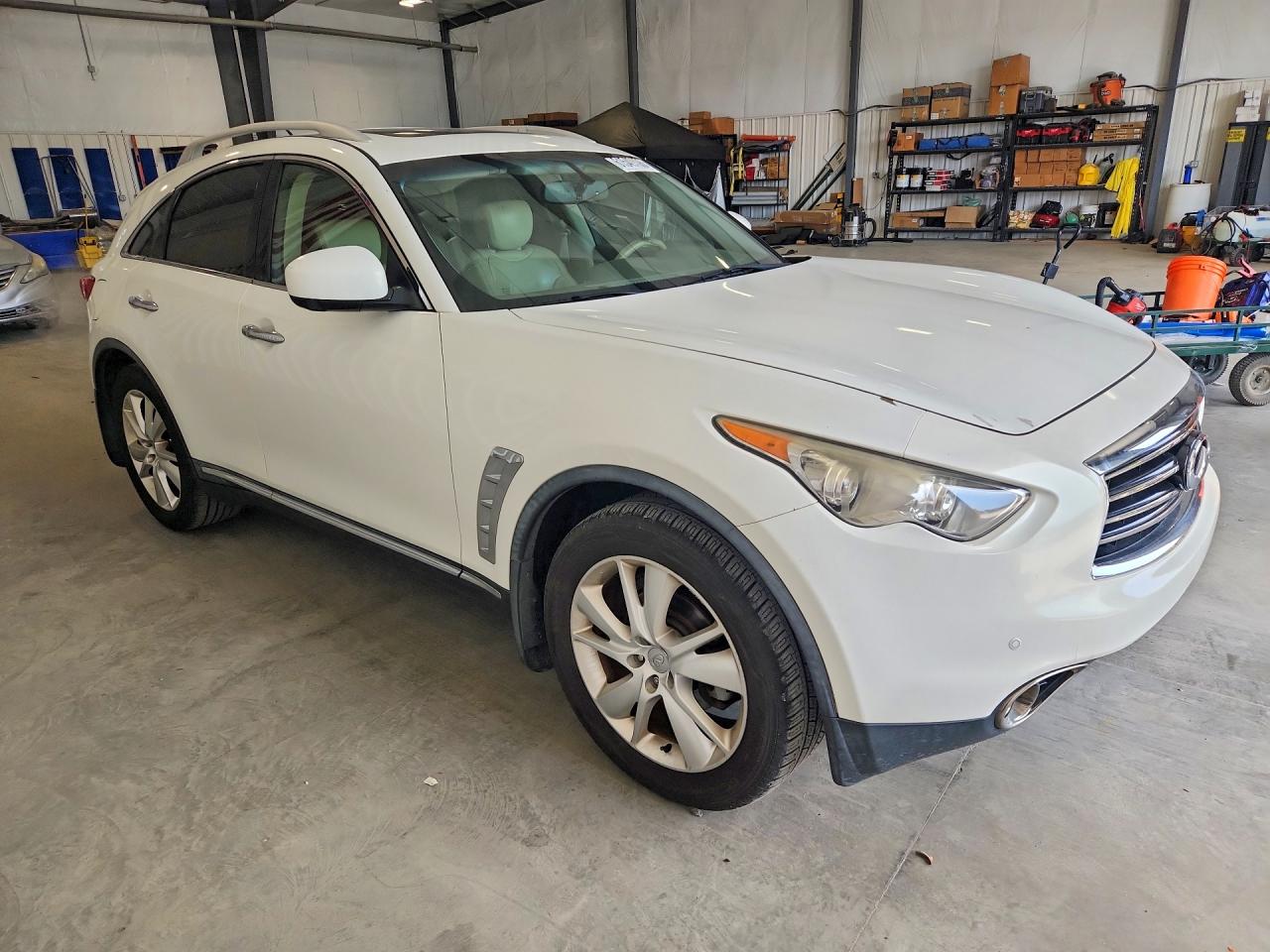 2012 Infiniti Fx35 White vin: JN8AS1MW6CM155401