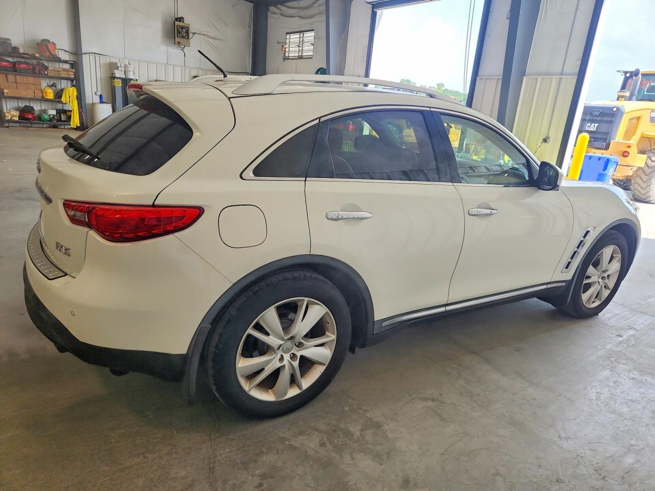 2012 Infiniti Fx35 White vin: JN8AS1MW6CM155401