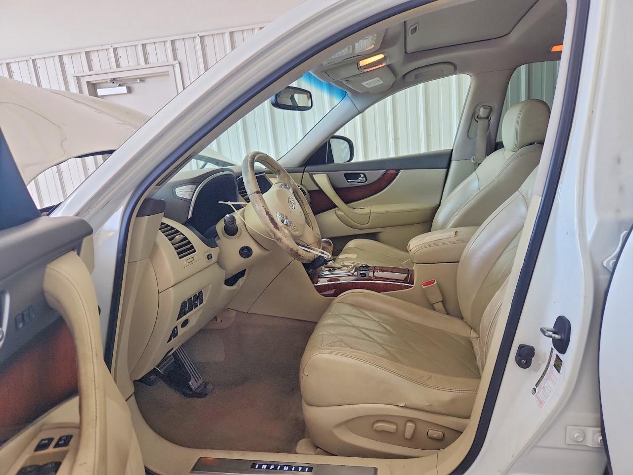 2012 Infiniti Fx35 White vin: JN8AS1MW6CM155401