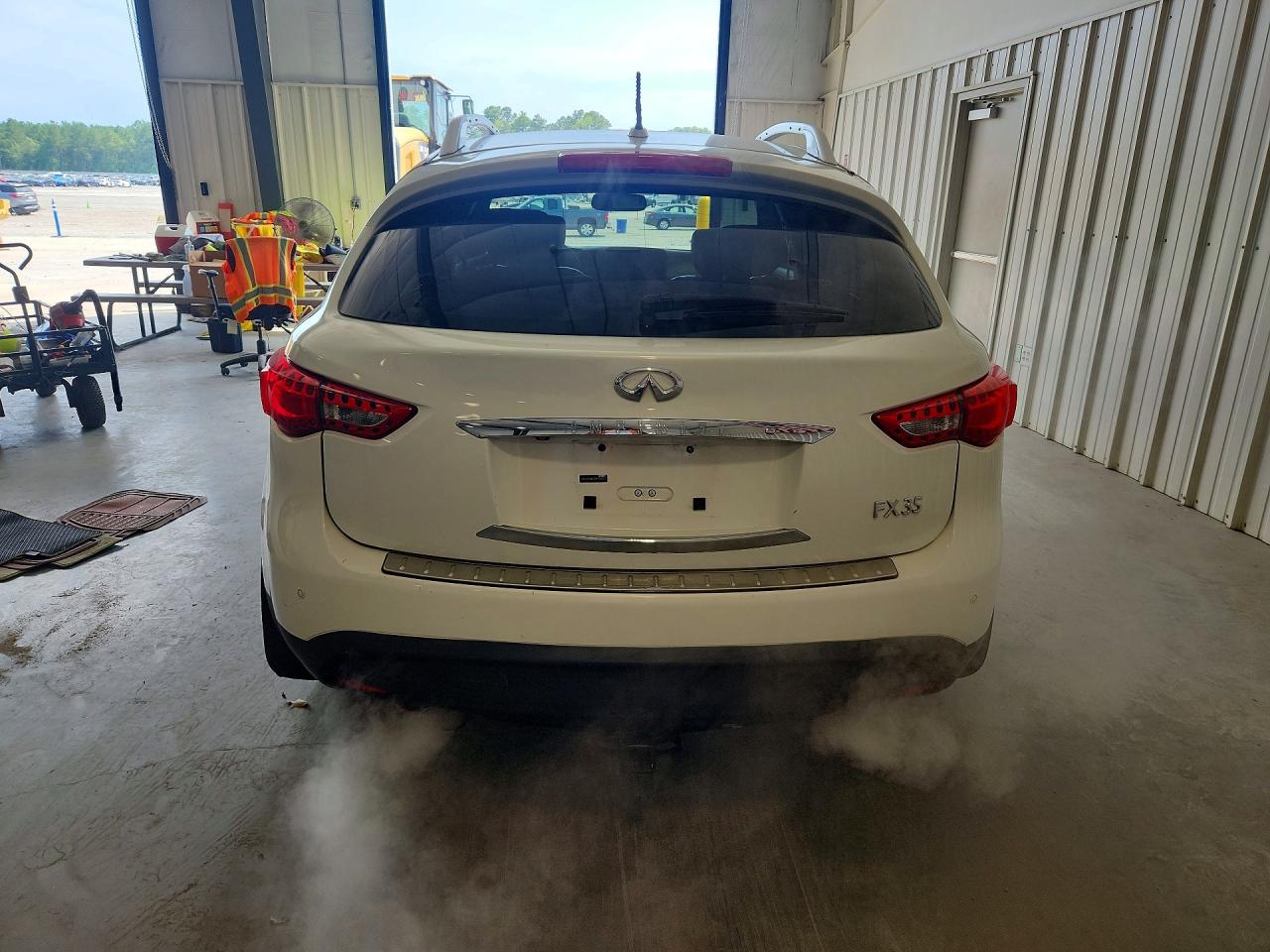 2012 Infiniti Fx35 White vin: JN8AS1MW6CM155401