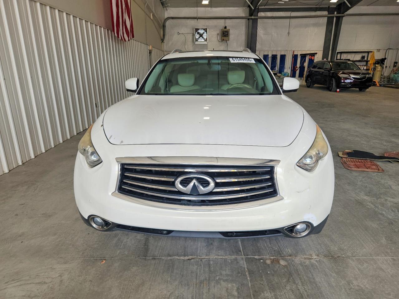 2012 Infiniti Fx35 White vin: JN8AS1MW6CM155401