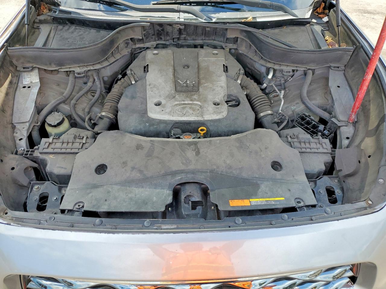 2010 Infiniti Fx35 Base Silver vin: JN8AS1MW7AM852461