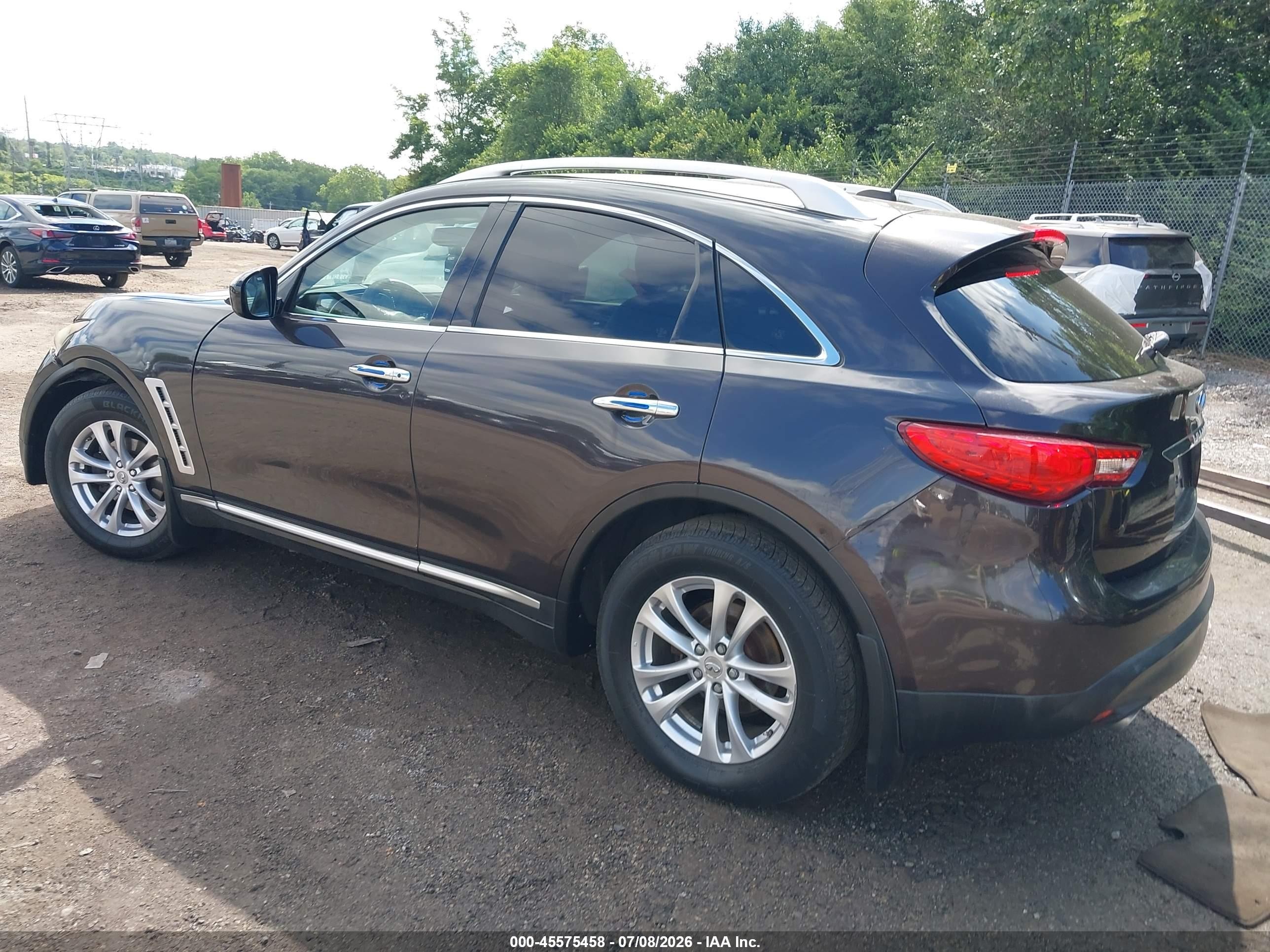 2010 Infiniti Fx35   Purple vin: JN8AS1MW7AM856218