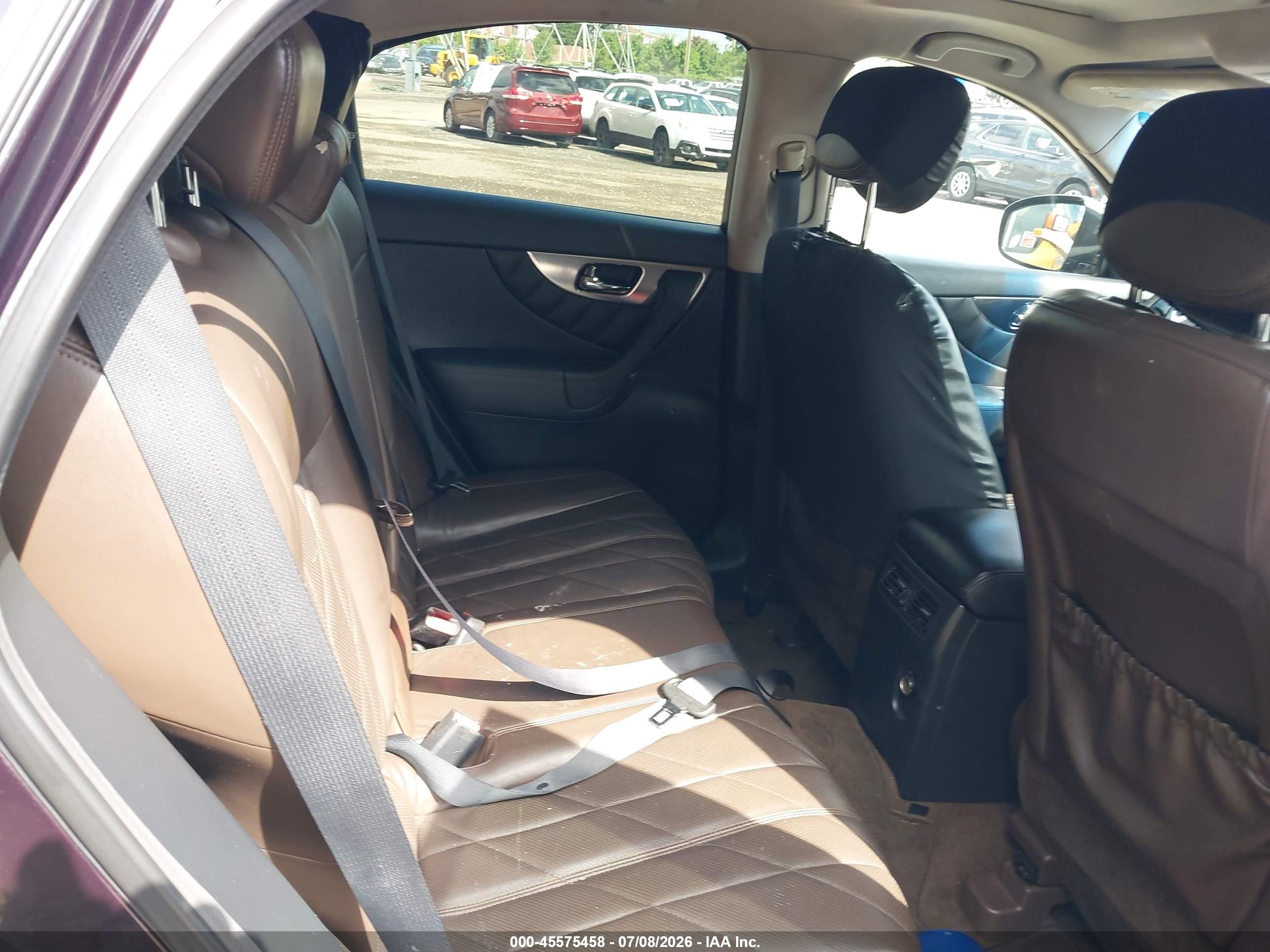 2010 Infiniti Fx35   Purple vin: JN8AS1MW7AM856218