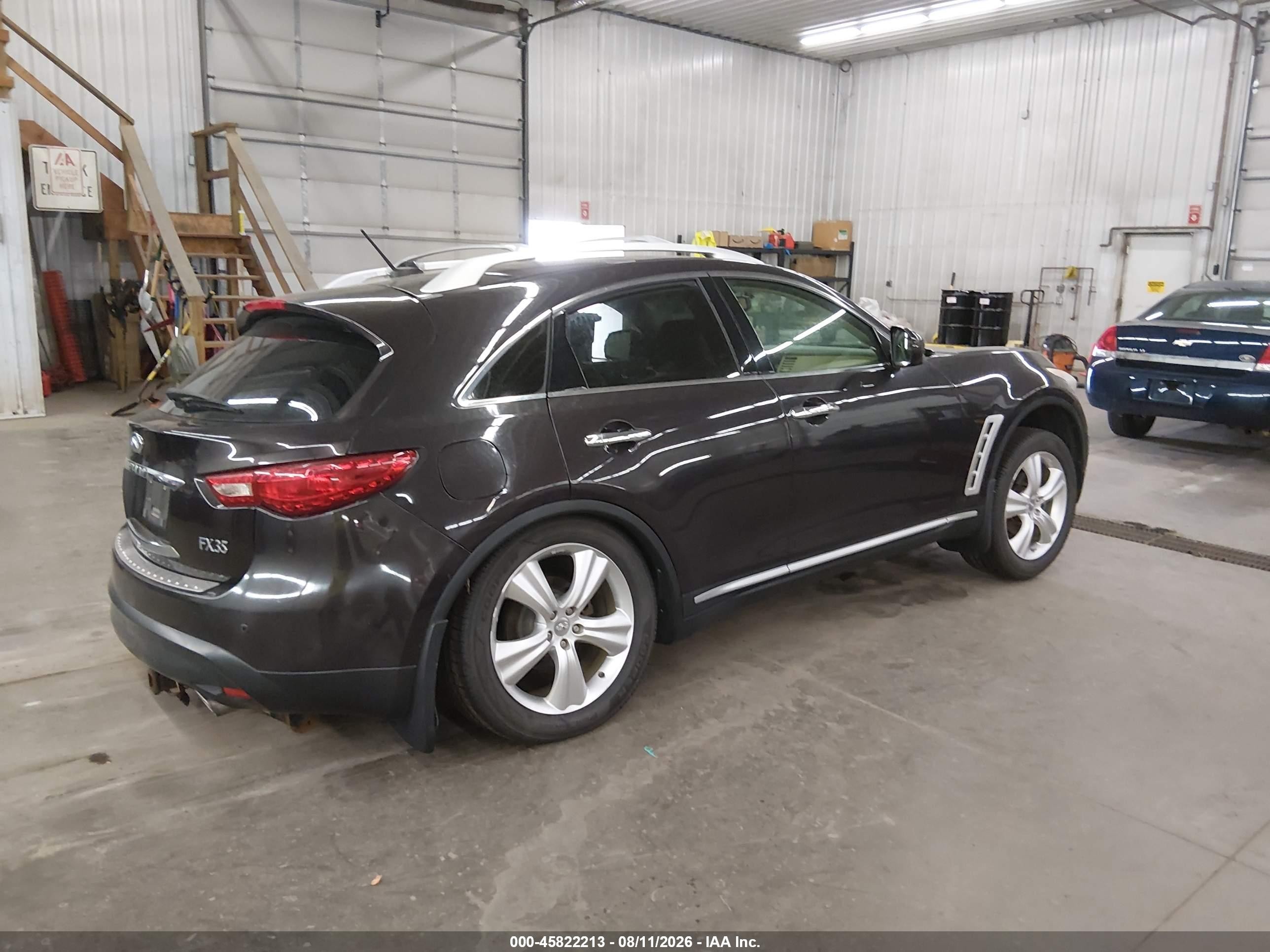 2010 Infiniti Fx35   Black vin: JN8AS1MW7AM856249