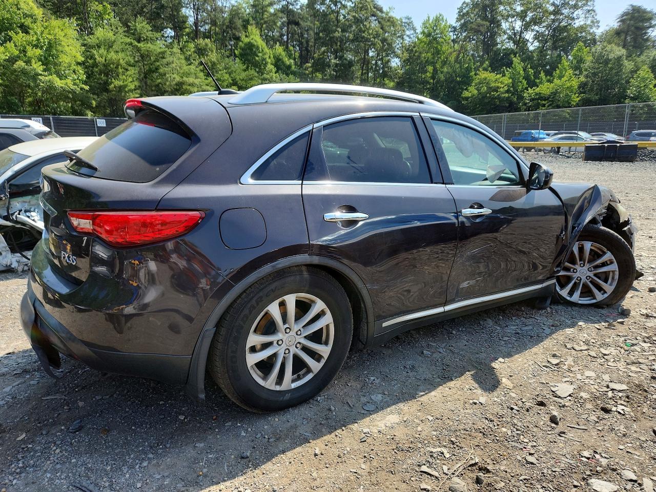 2010 Infiniti Fx35 Base Purple vin: JN8AS1MW7AM856364