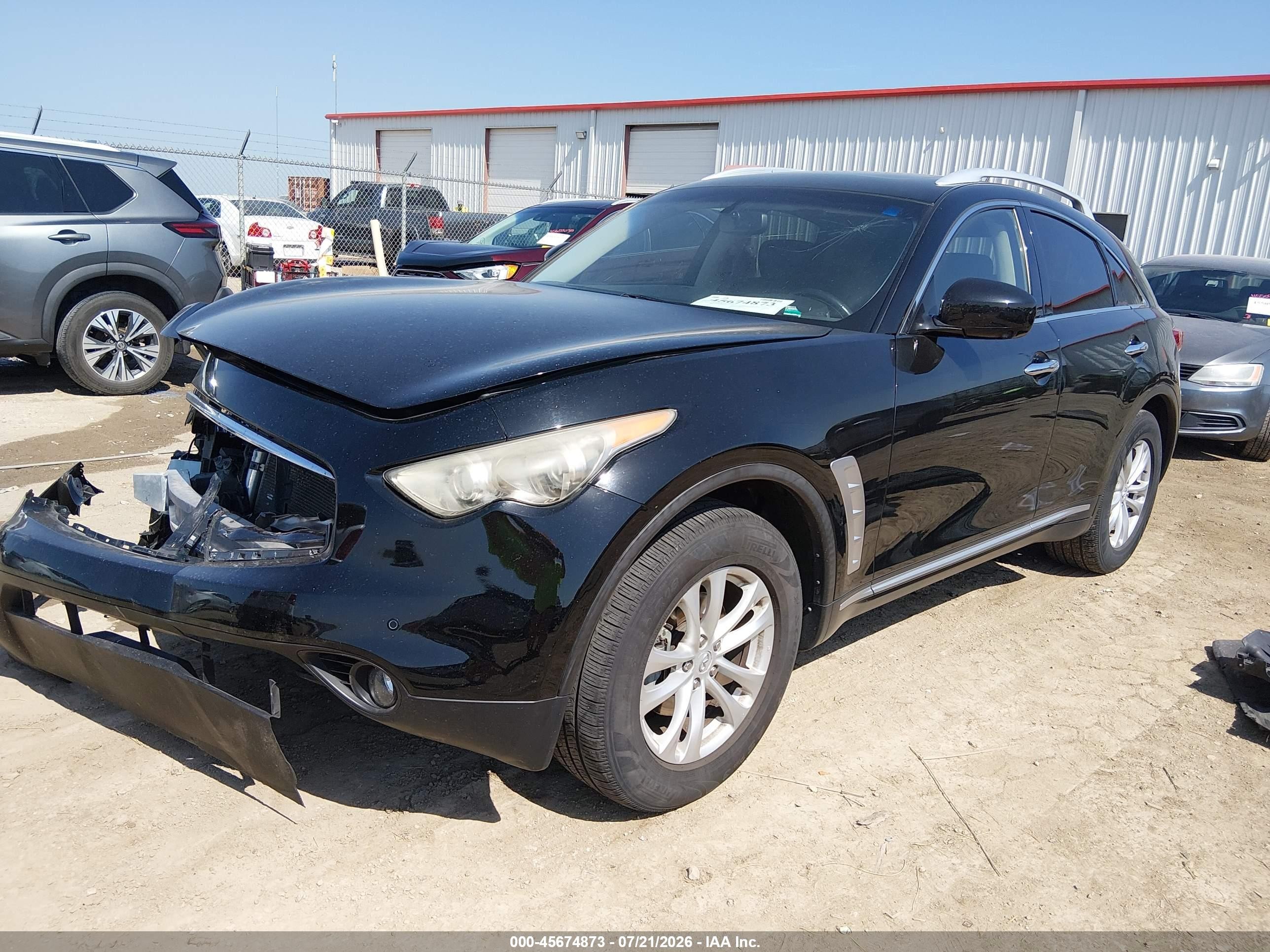 2010 Infiniti Fx35   Black vin: JN8AS1MW7AM857028