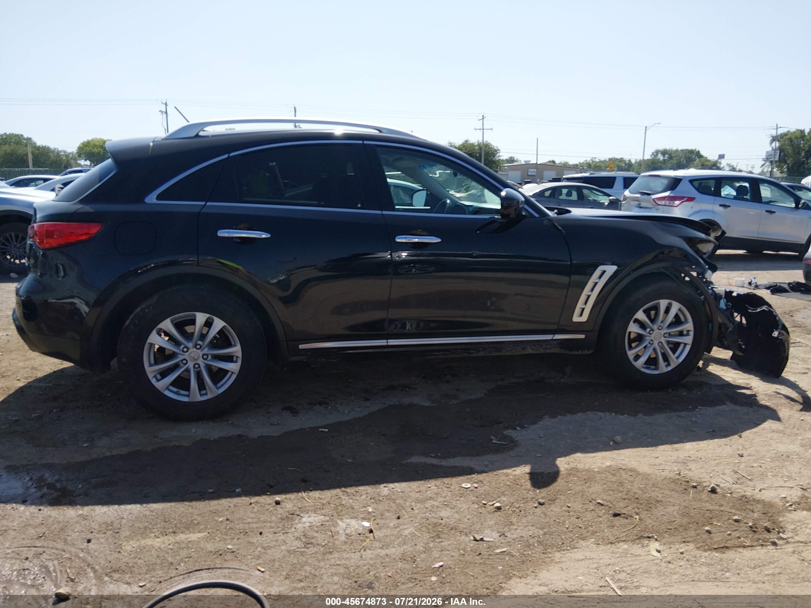 2010 Infiniti Fx35   Black vin: JN8AS1MW7AM857028