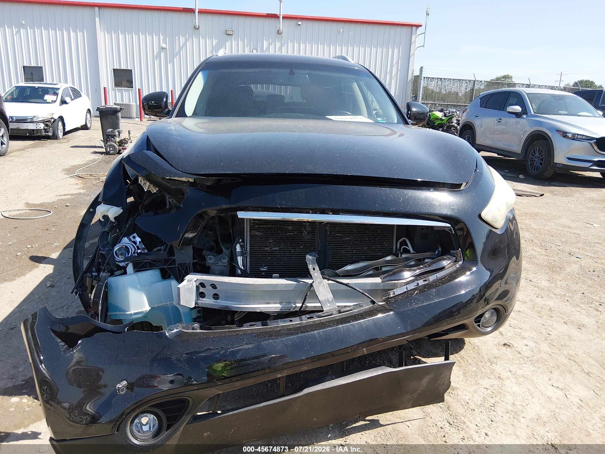 2010 Infiniti Fx35   Black vin: JN8AS1MW7AM857028