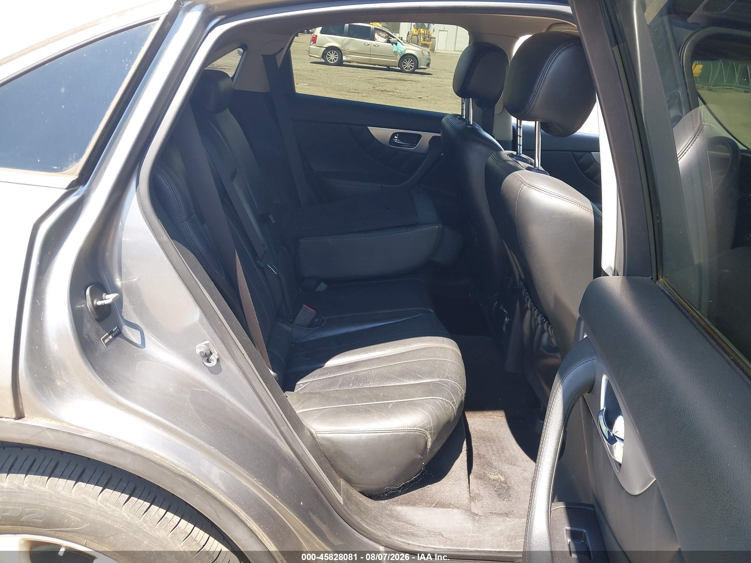 2012 Infiniti Fx35   Gray vin: JN8AS1MW7CM154676