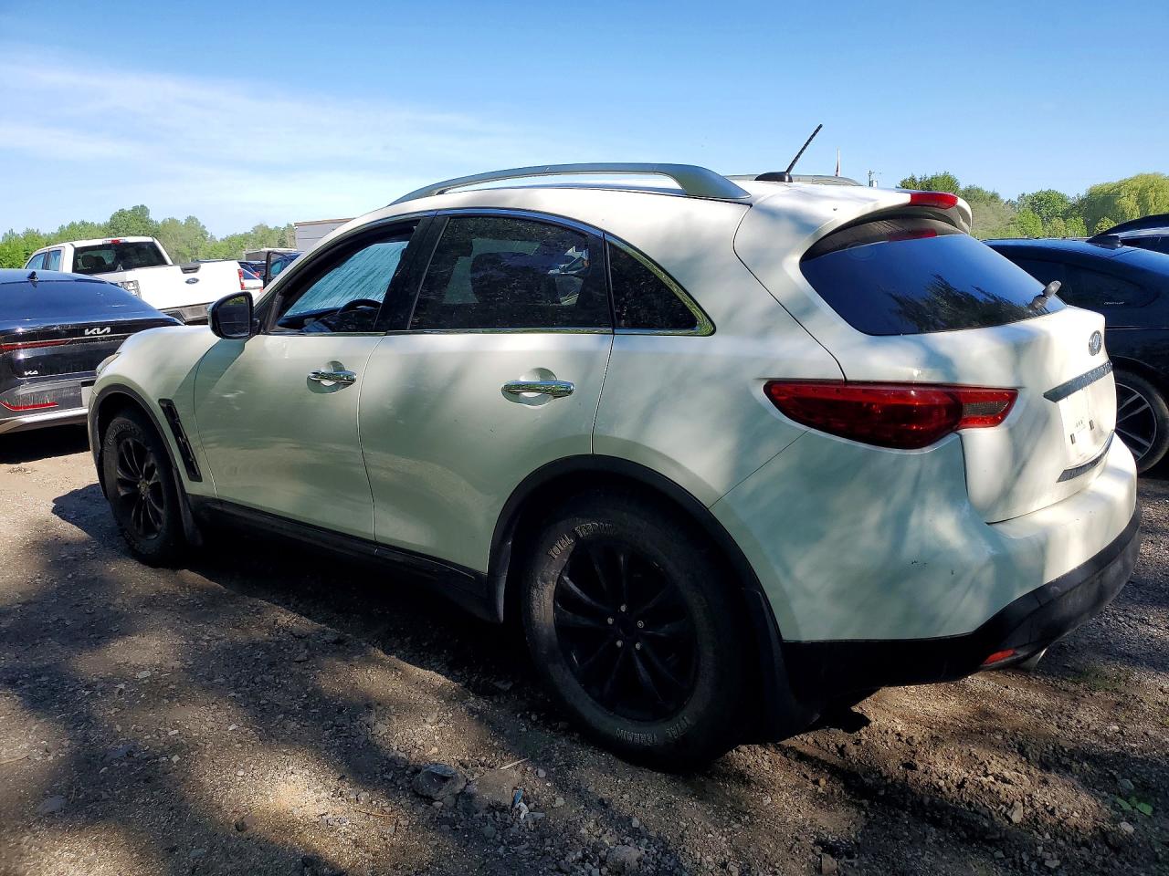 2010 Infiniti Fx35 Base Белый vin: JN8AS1MW8AM850783