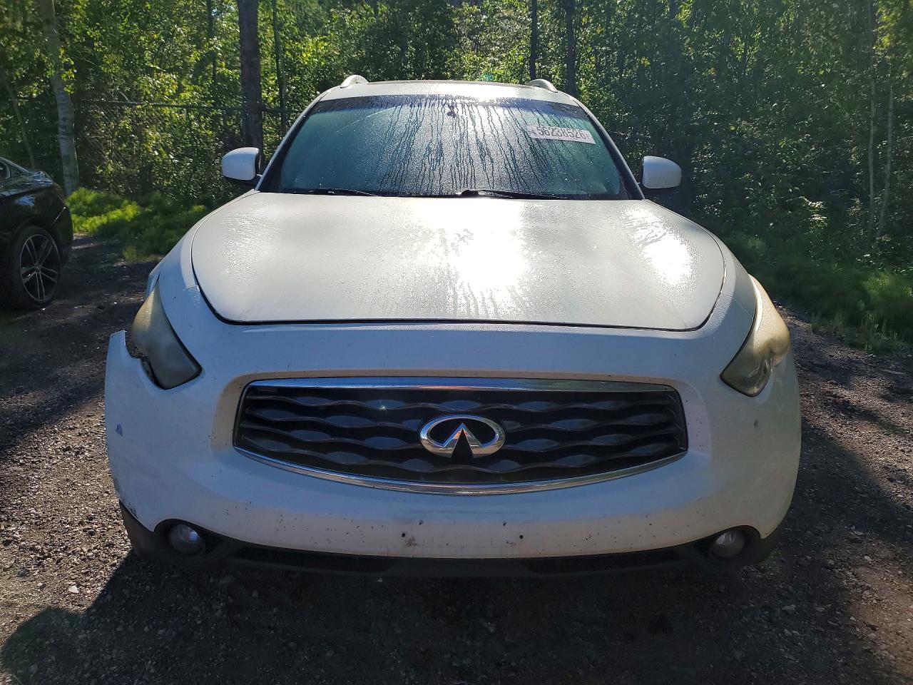 2010 Infiniti Fx35 Base Белый vin: JN8AS1MW8AM850783