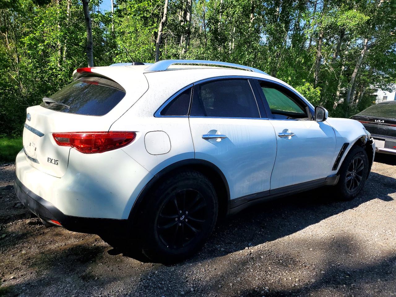 2010 Infiniti Fx35 Base Белый vin: JN8AS1MW8AM850783