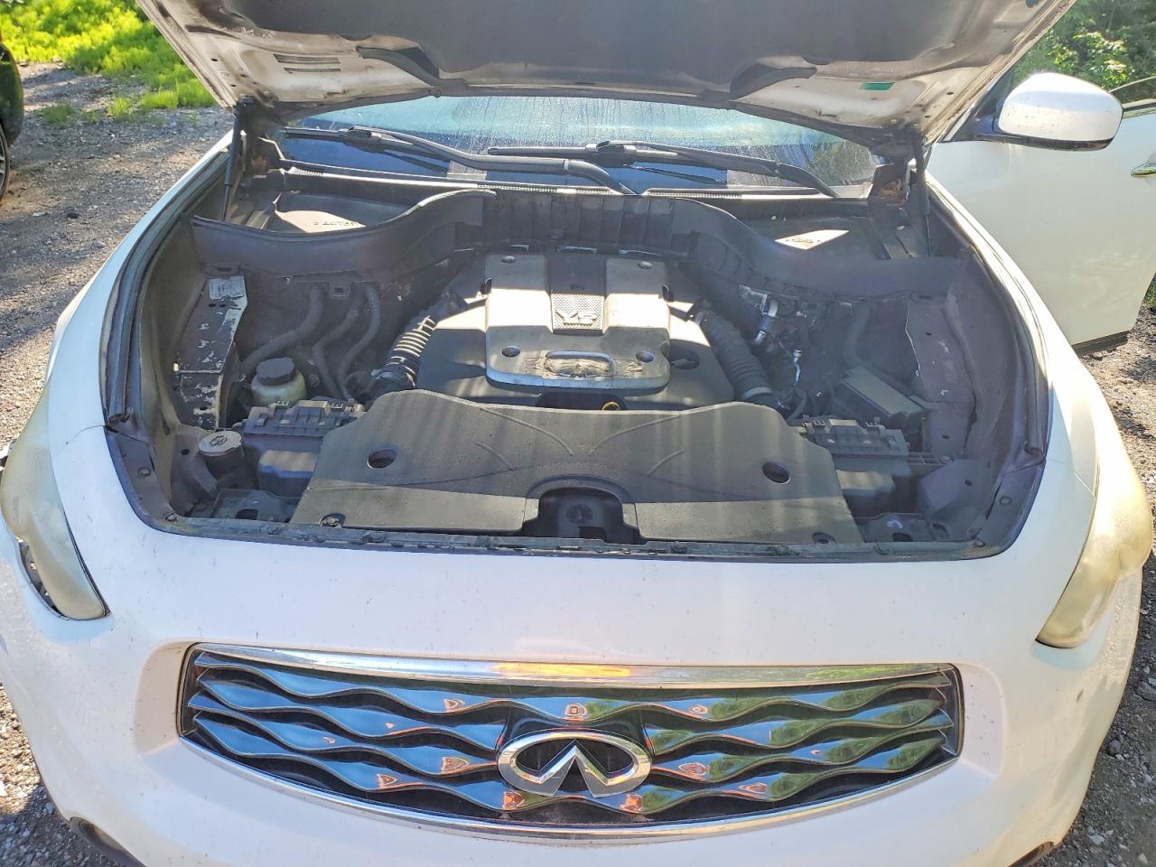 2010 Infiniti Fx35 Base Белый vin: JN8AS1MW8AM850783