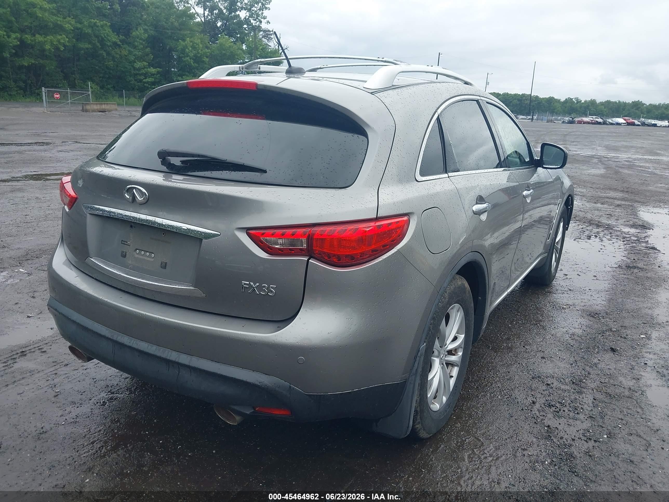 2010 Infiniti Fx35   Gray vin: JN8AS1MW8AM850850