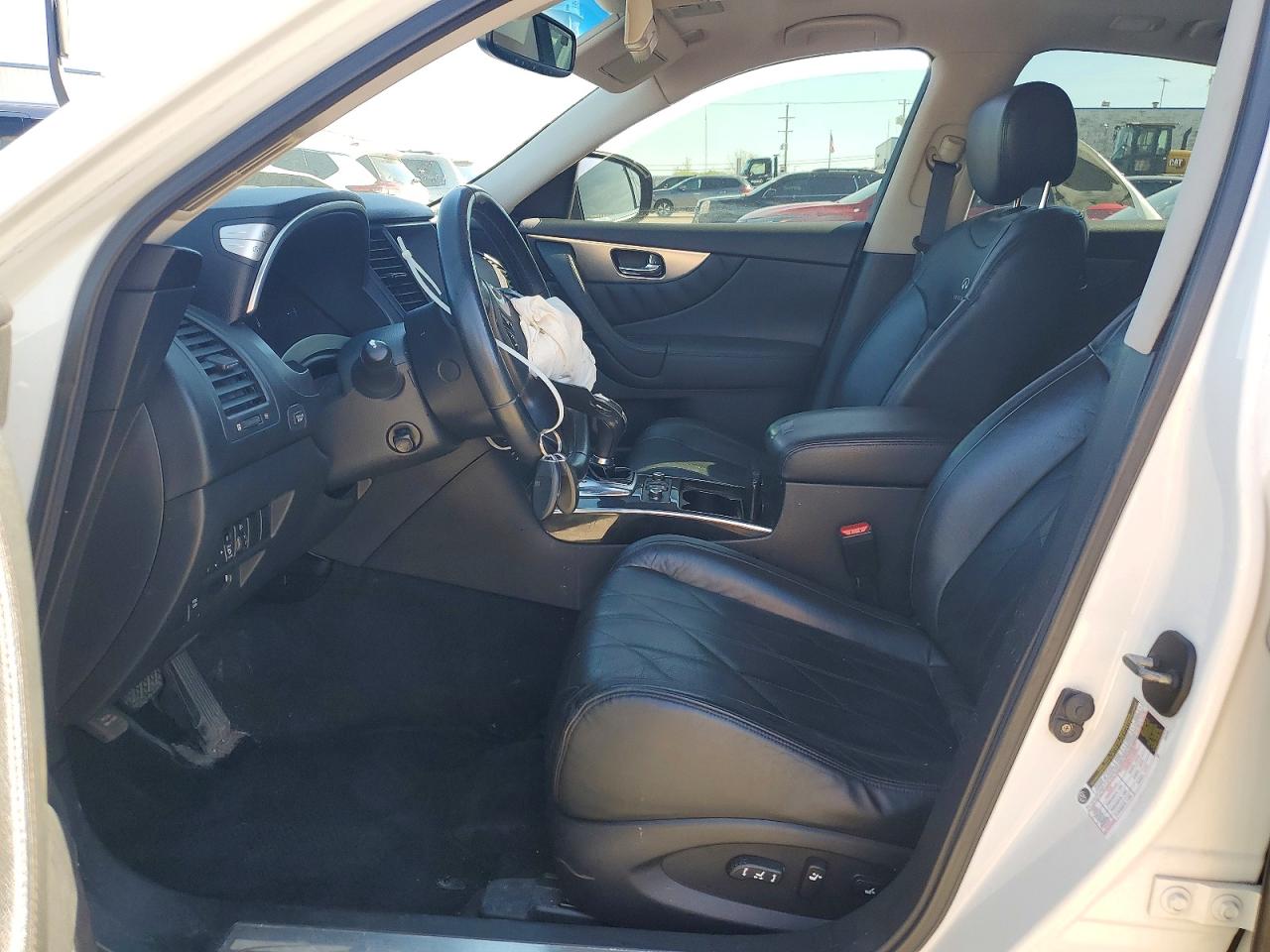 2010 Infiniti Fx35 Base White vin: JN8AS1MW8AM851111