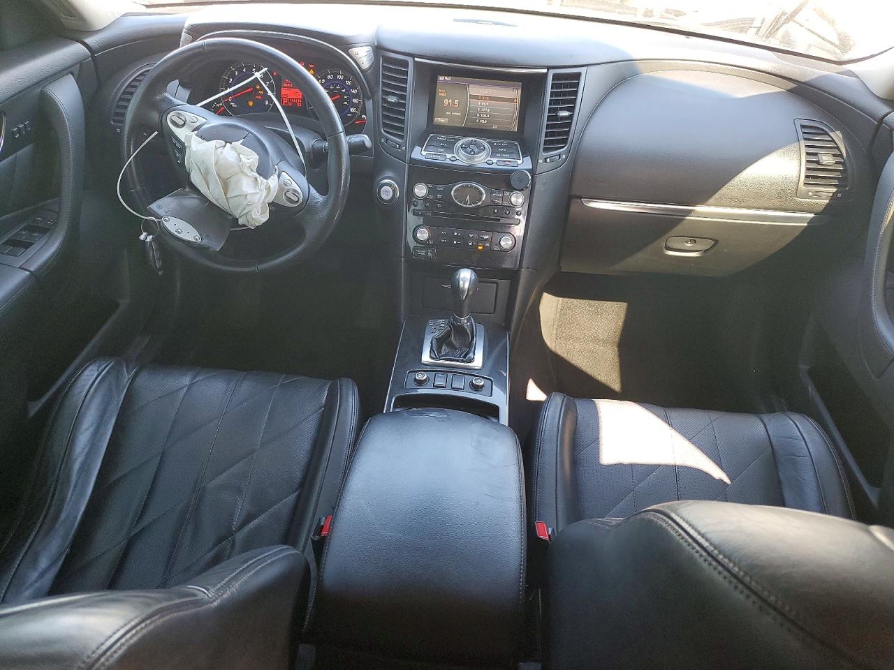2010 Infiniti Fx35 Base White vin: JN8AS1MW8AM851111
