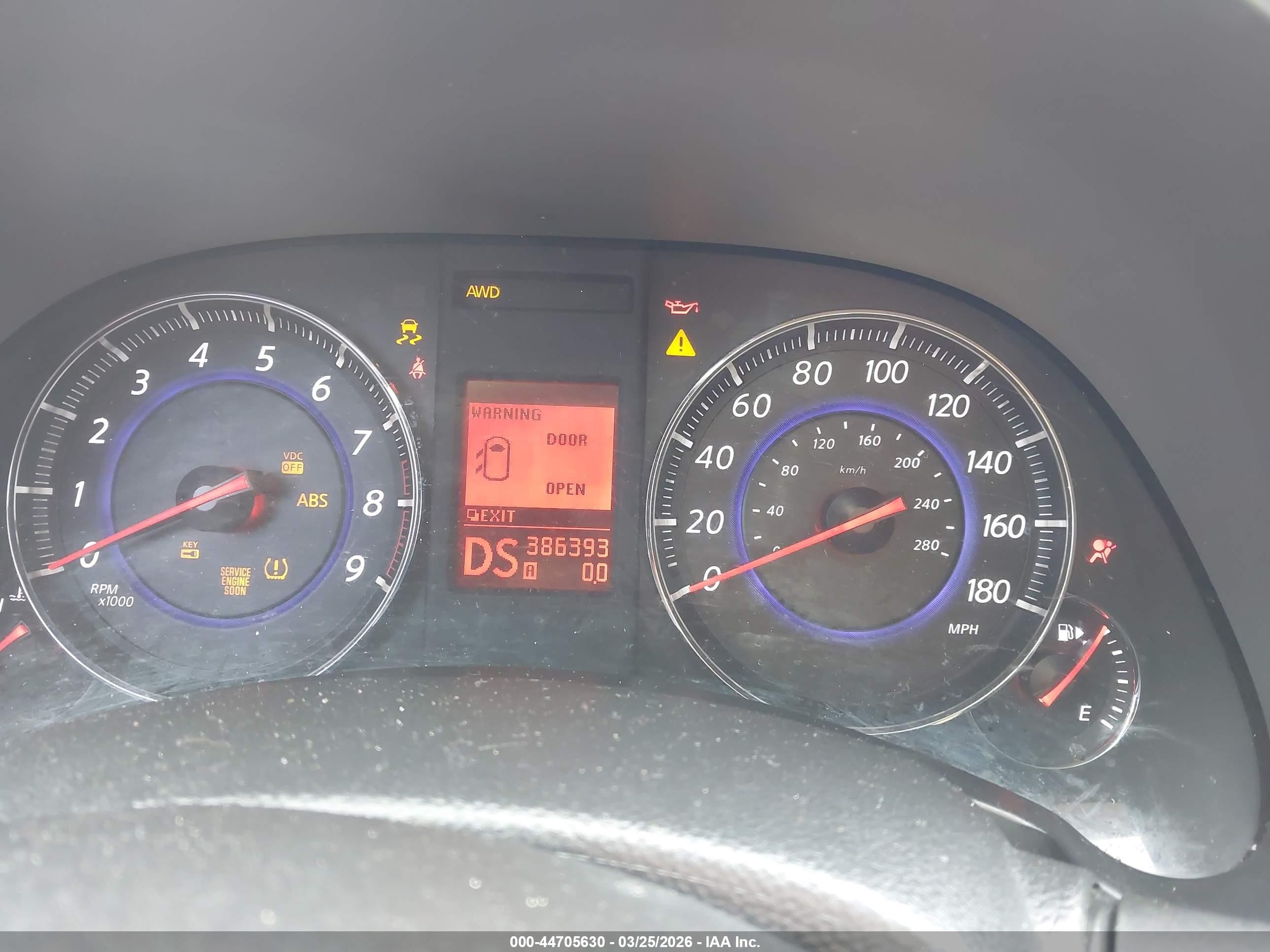 2010 Infiniti Fx35   Gray vin: JN8AS1MW8AM854879
