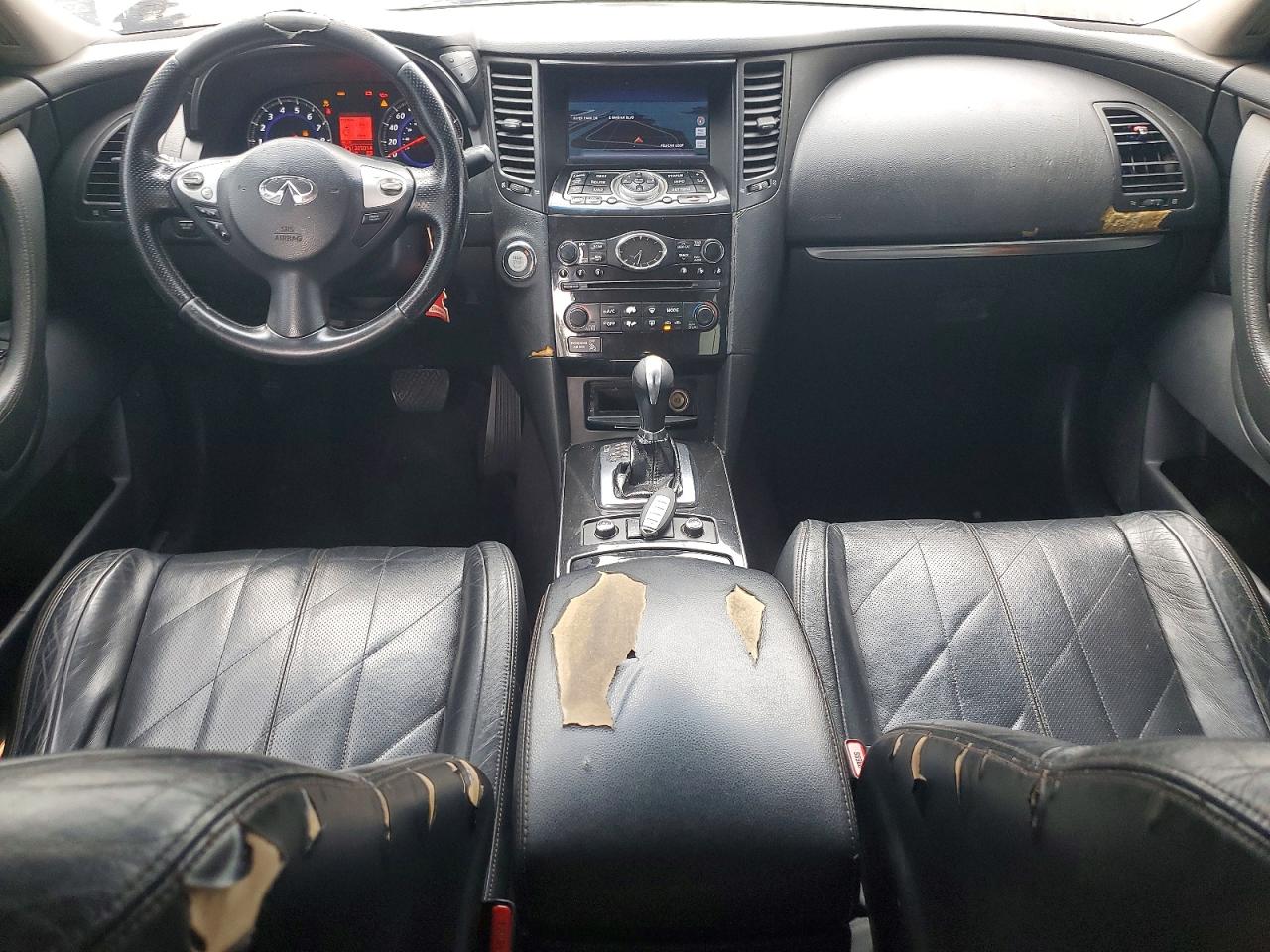 2010 Infiniti Fx35 Base White vin: JN8AS1MW8AM855904