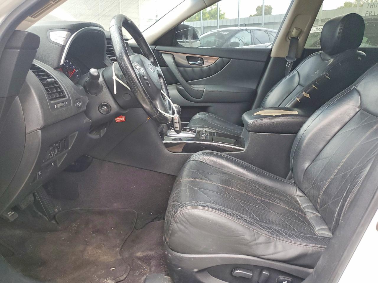 2010 Infiniti Fx35 Base White vin: JN8AS1MW8AM855904
