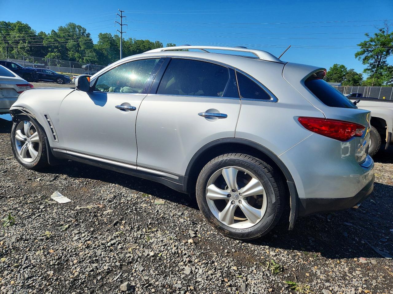 2011 Infiniti Fx35 Base Silver vin: JN8AS1MW8BM140560