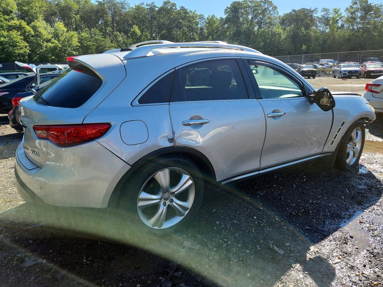 2011 Infiniti Fx35 Base Silver vin: JN8AS1MW8BM140560